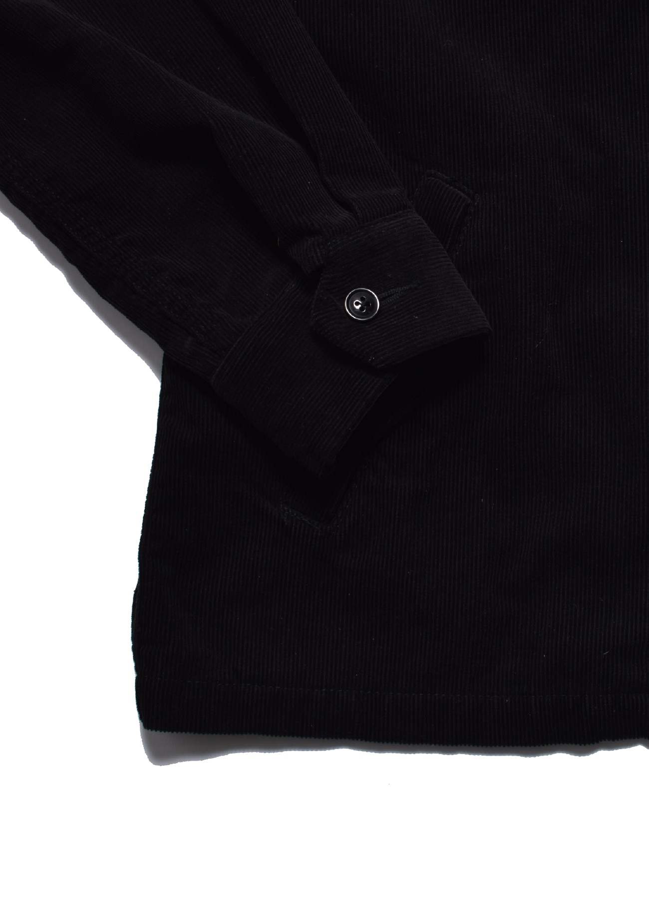 [26 Sep 12:00 JST release] Black Corduroy Zipup Trucker Jacket_6