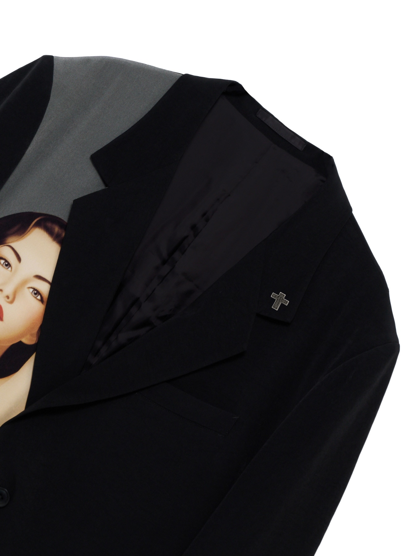 [11 Sep 18:00 JST release] WILDSIDE × The Weeknd Ta/Pe Crepe de Chine 2B Tailored Collar Jacket_4