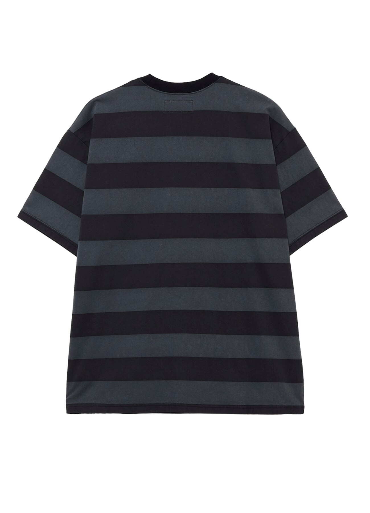 [7 Aug 12:00 JST release] WILDSIDE×BLUE BLUE Pigment Stripe T-shirt Black_4