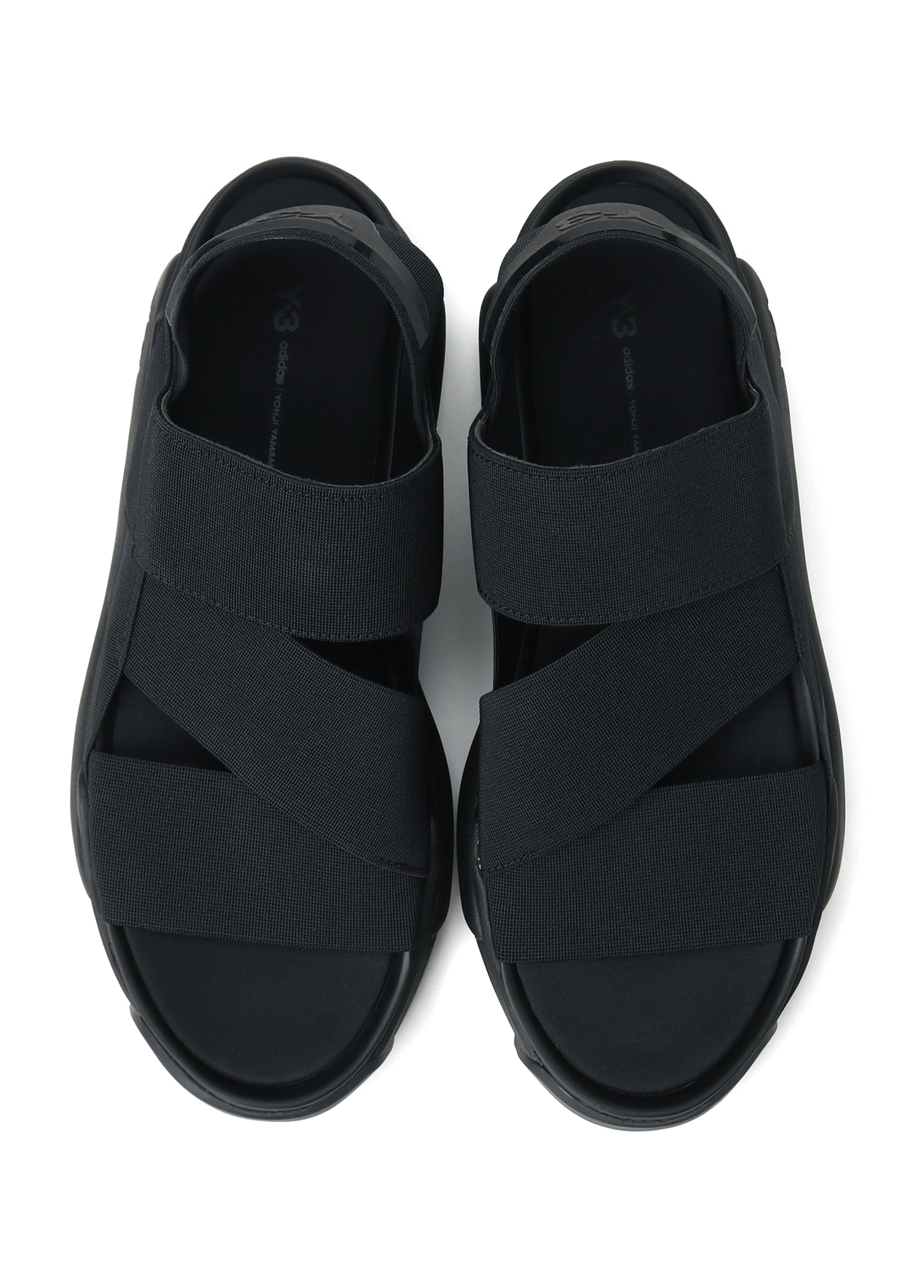 Y-3 QASA SANDAL BLACK/WHITE 27.5cm-