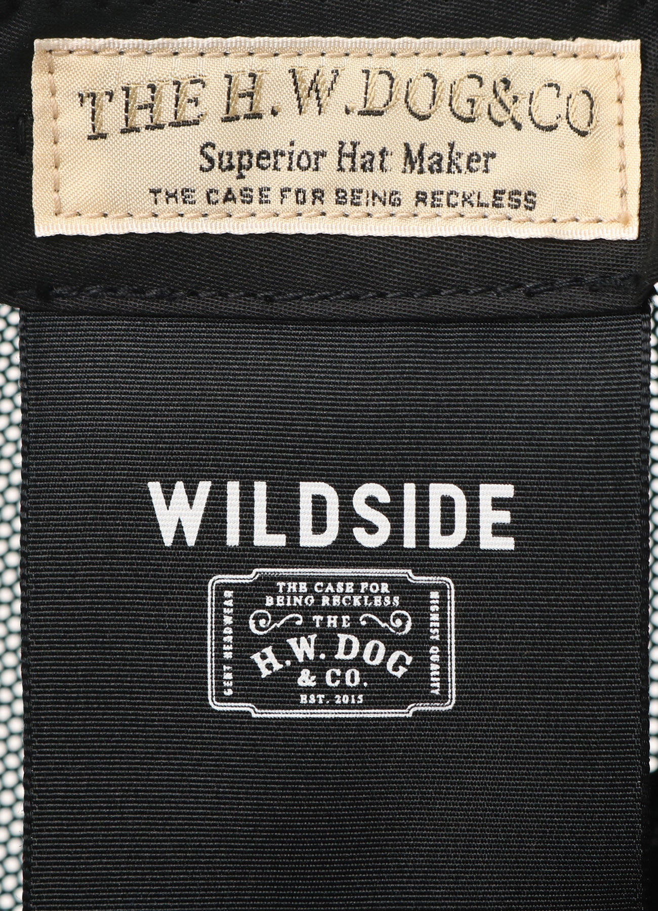 WILDSIDE × THE.H.W.DOG&CO. BASEBALL MESH CAP