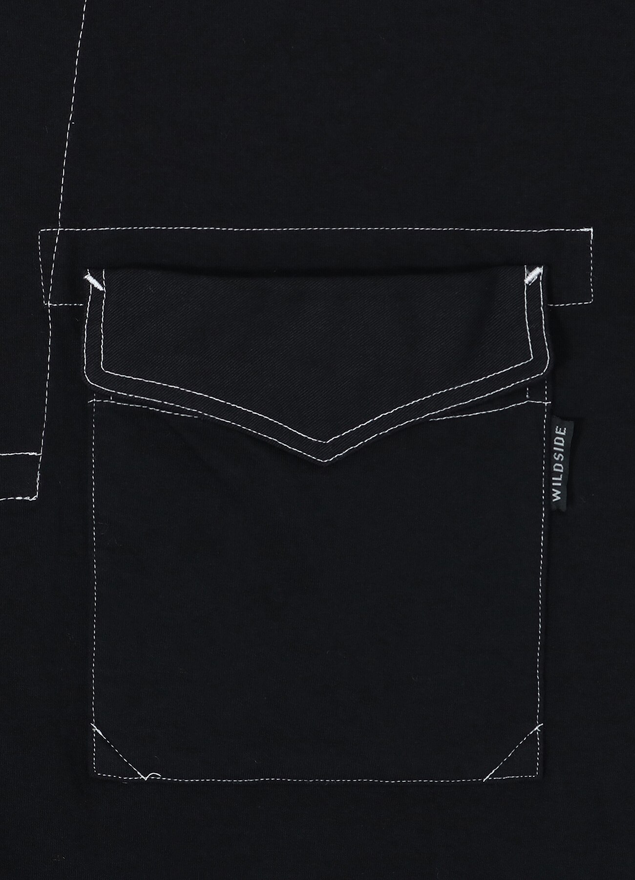 Cotton Jersey Half Zip Long Sleeve T-shirt (Garment Dye)_8