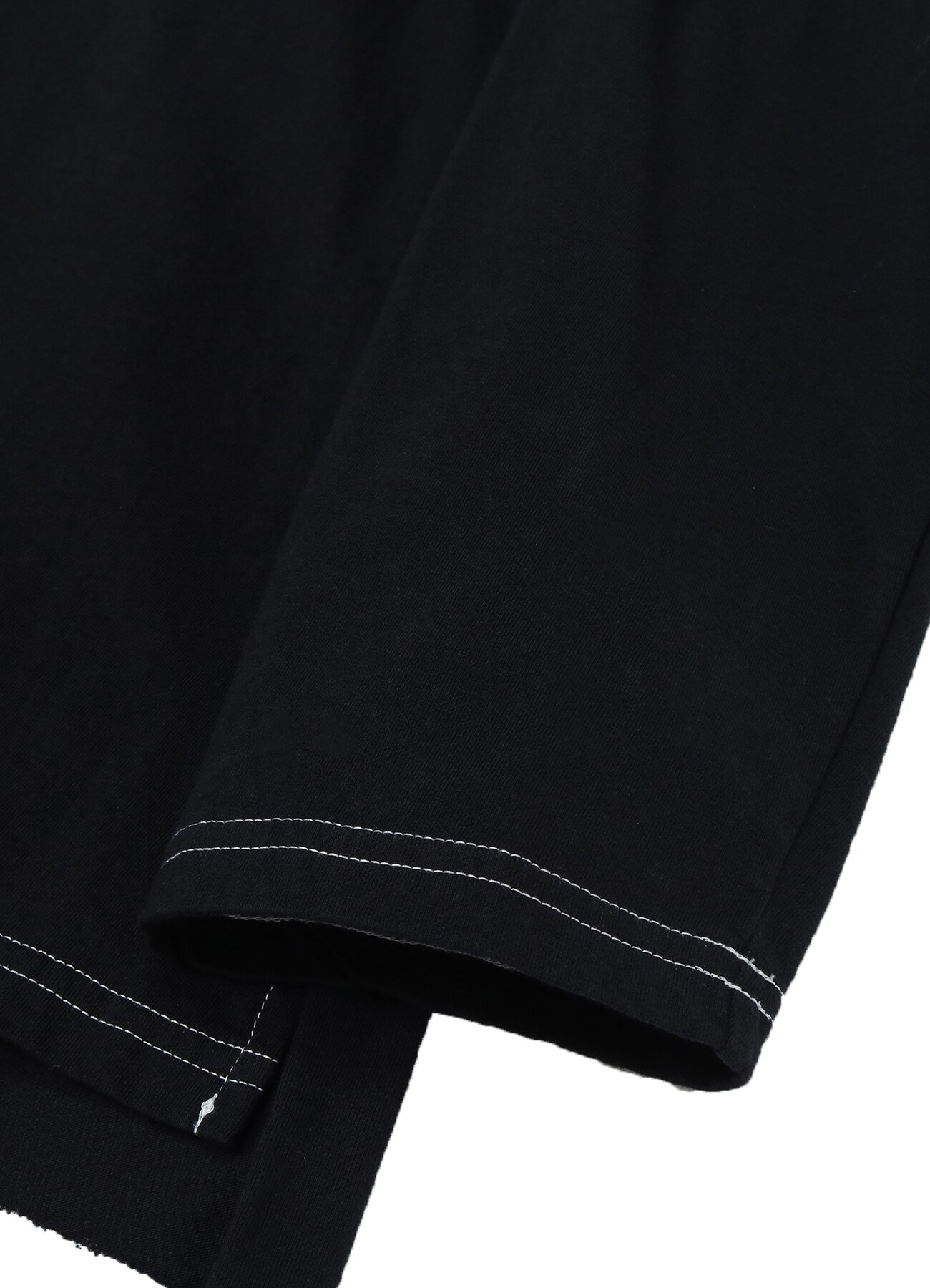 Cotton Jersey Collared Pocket  Long Sleeve T-shirt (Garment Dye)_4