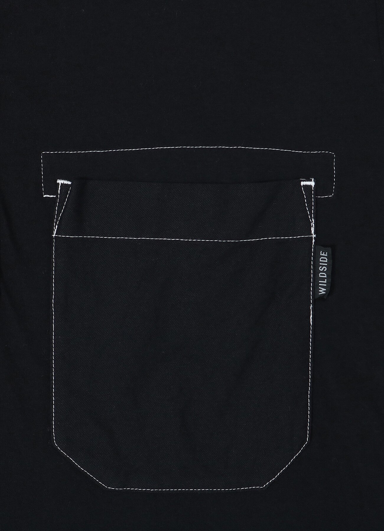 Cotton Jersey Shoulder Strap Henley Neck Long Sleeve T-shirt (Garment Dye)_6