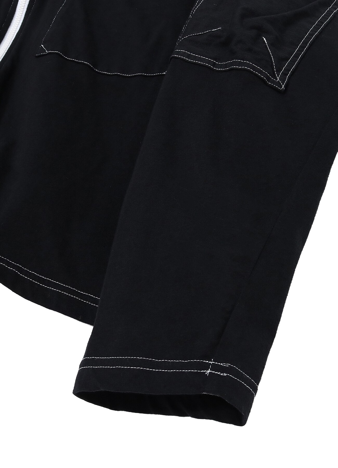 Cotton Jersey Full Zip Long Sleeve T-shirt (Garment Dye)_4