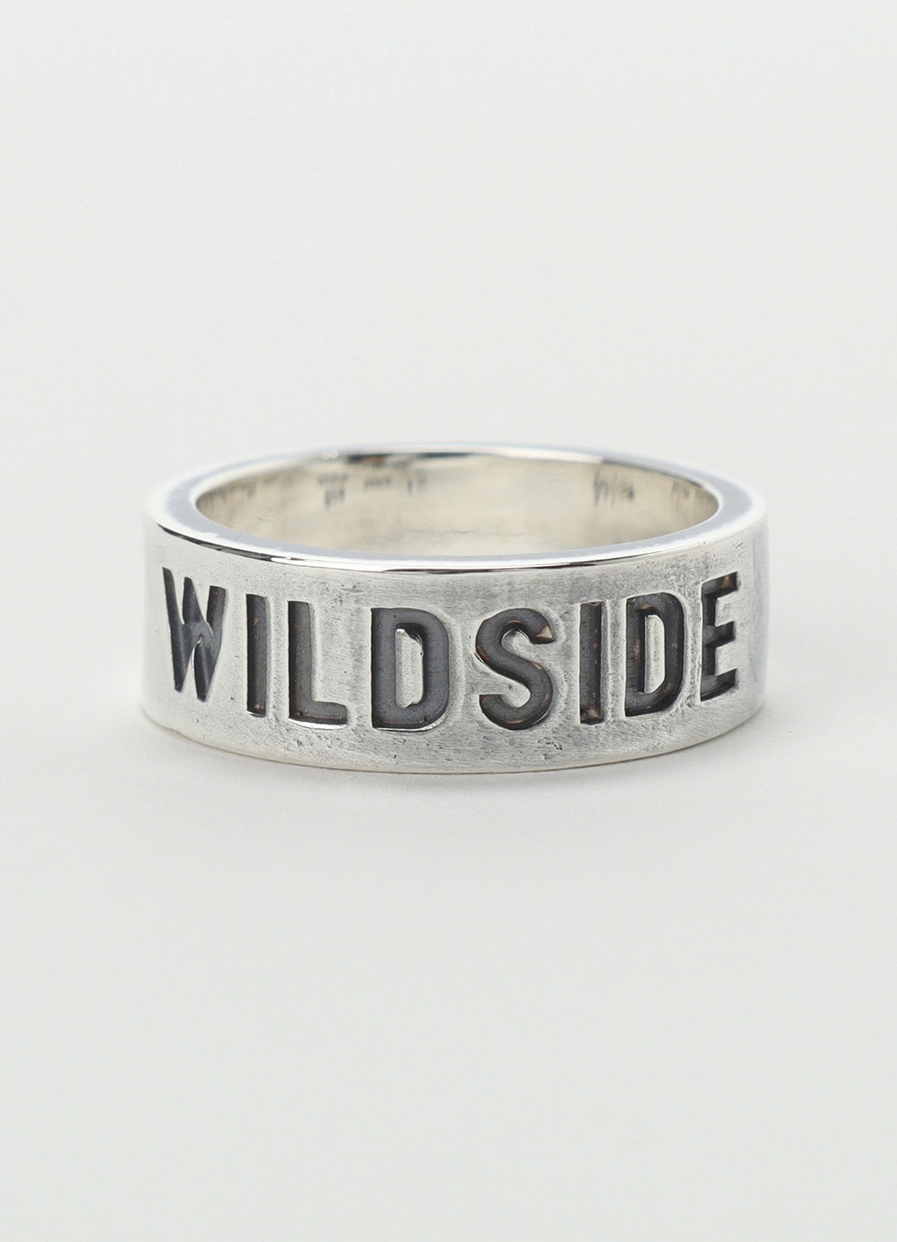 Wildside Silver Logo Ring Us4 5 5 Silver Yohji Yamamoto