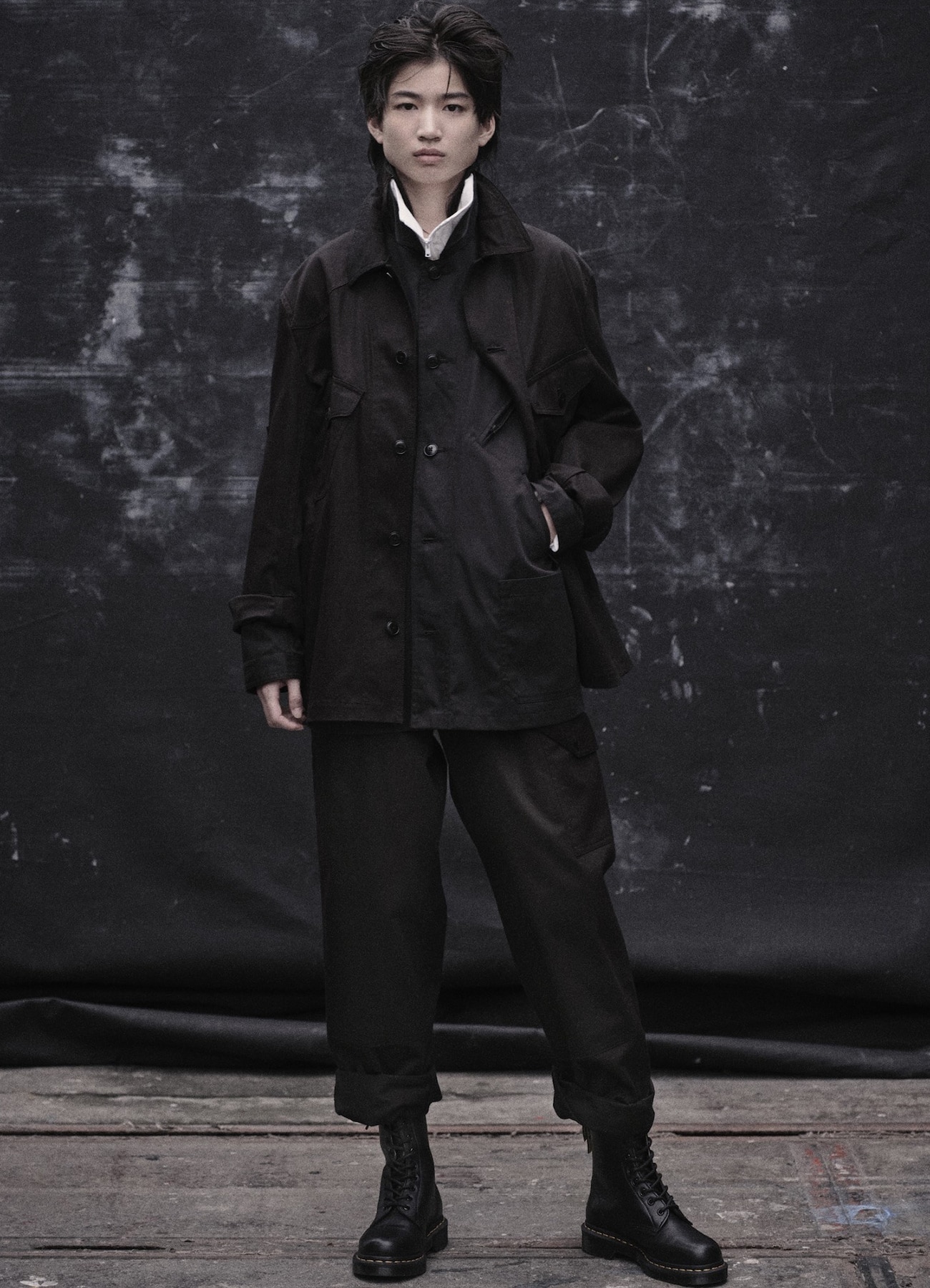 Cotton Chino 5B Shirt Jacket_13