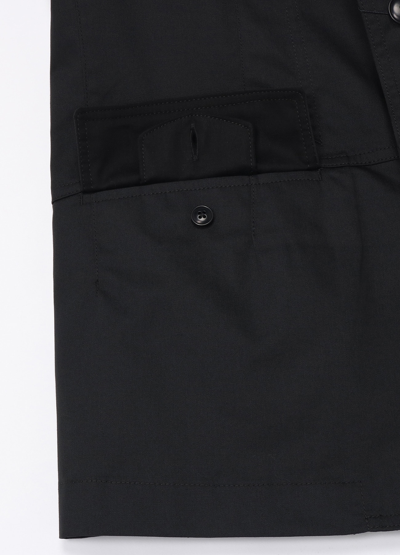 T/C Twill 2B Tailored Collar Jacket(XS BLACK): YOHJI YAMAMOTO