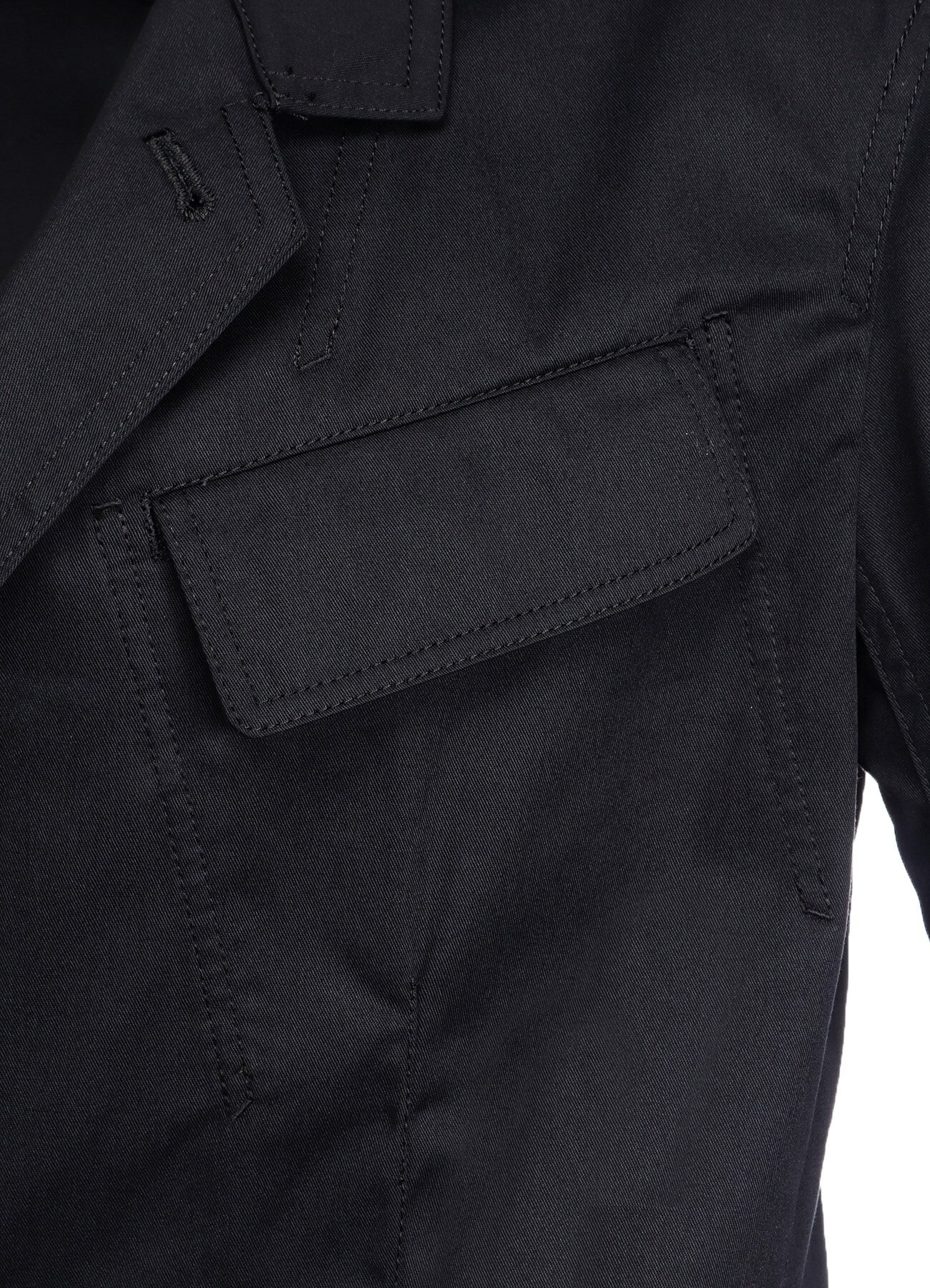 Twill Over Jacket アイボリー サイズ38 T/C Twill Zip Up Blouson(XS BLACK): YOHJI YAMAMOTO｜WILDSIDE