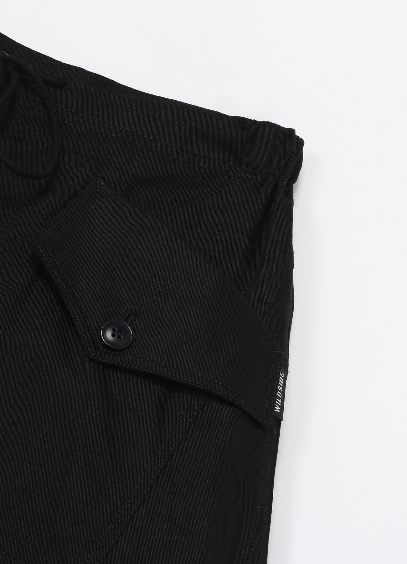 Cotton Chino Work Skirt(M BLACK): YOHJI YAMAMOTO｜WILDSIDE YOHJI