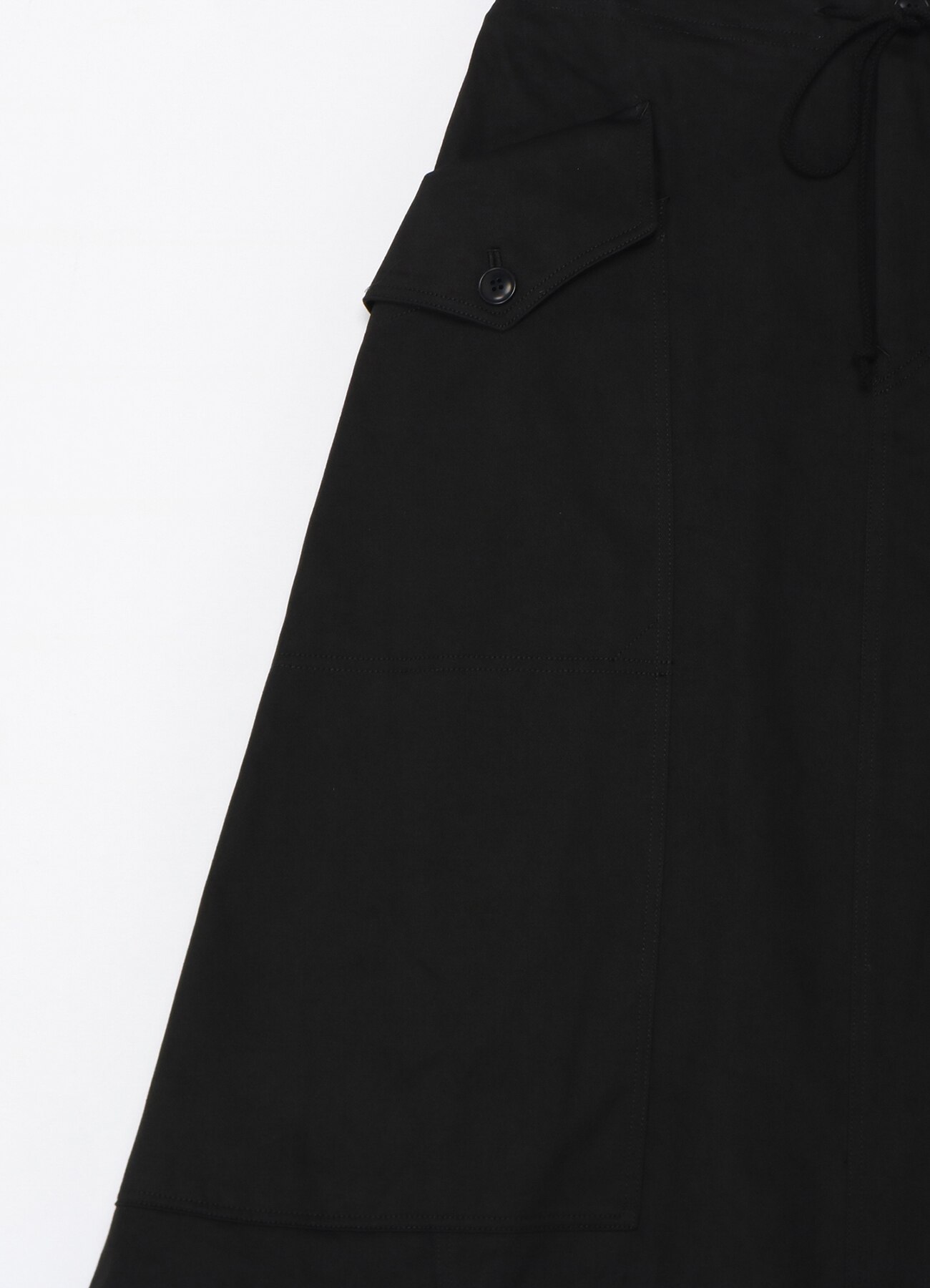 Cotton Chino Work Skirt(M BLACK): YOHJI YAMAMOTO｜WILDSIDE YOHJI