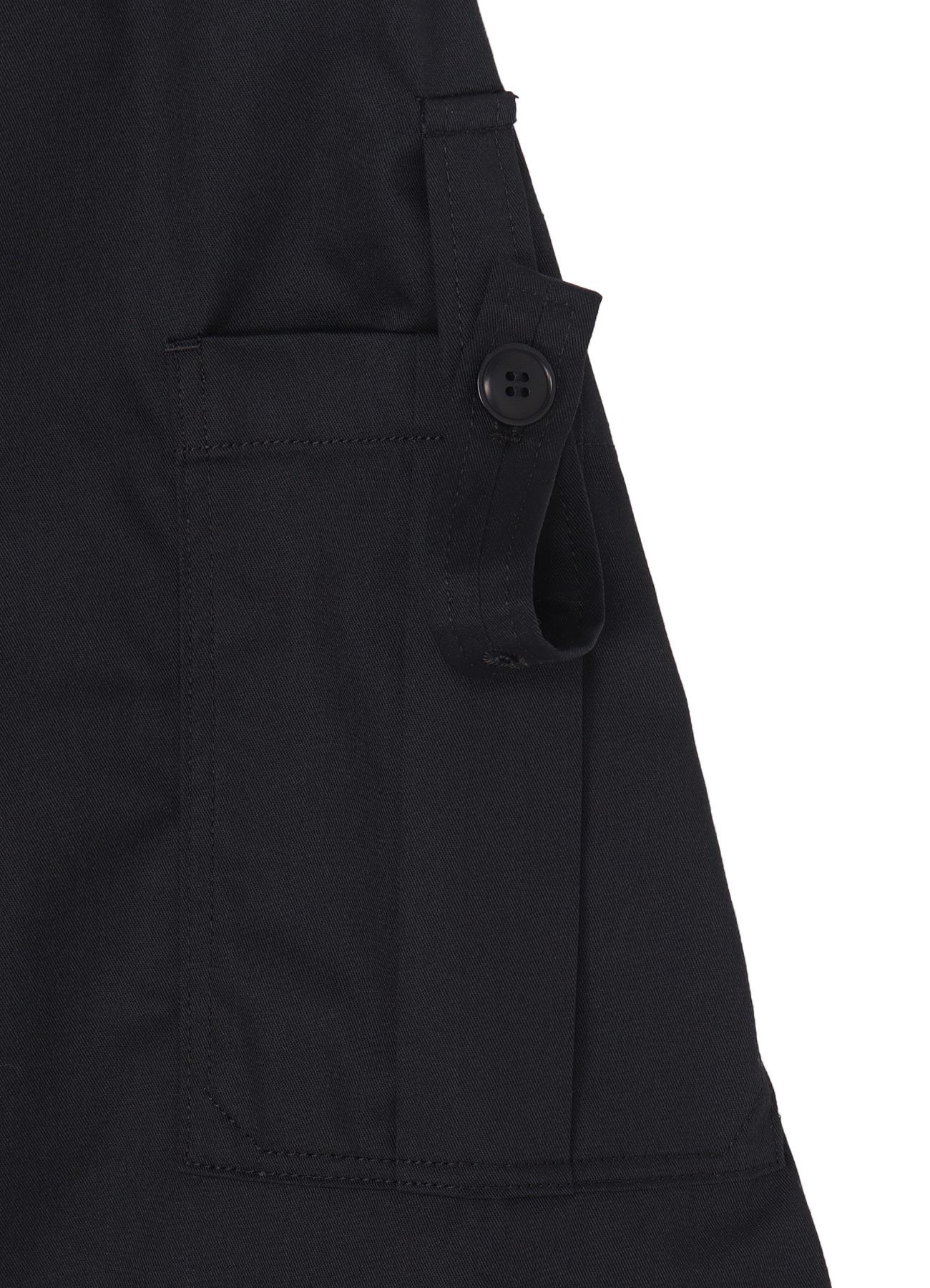 T/C Twill Drawstring Asymmetry Skirt_5