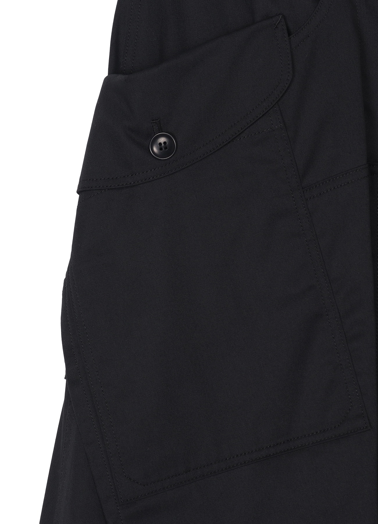 T/C Twill Drawstring Asymmetry Skirt_6