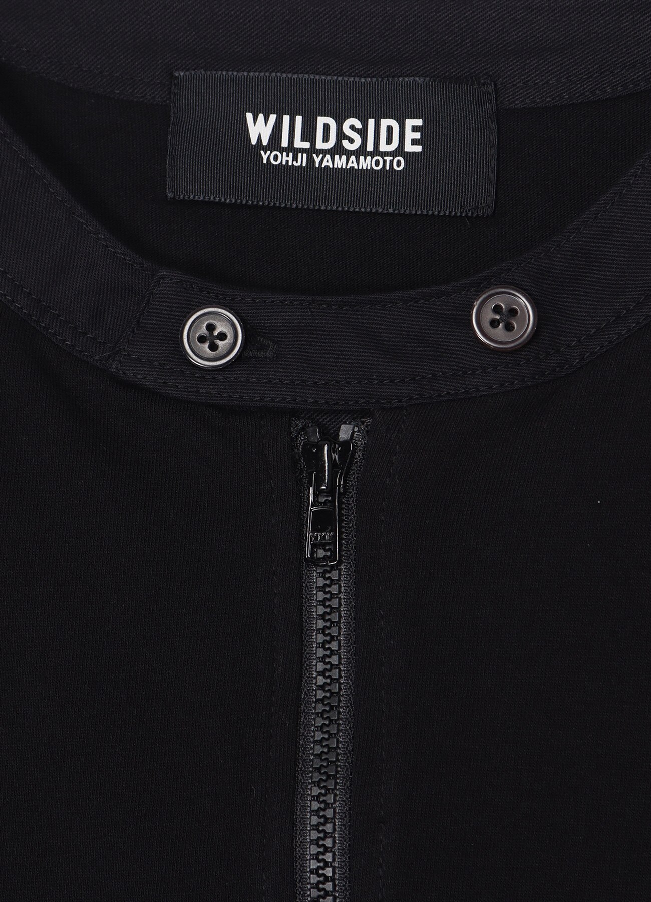 Cotton Jersey Full Zip Long Sleeve T-shirt_6