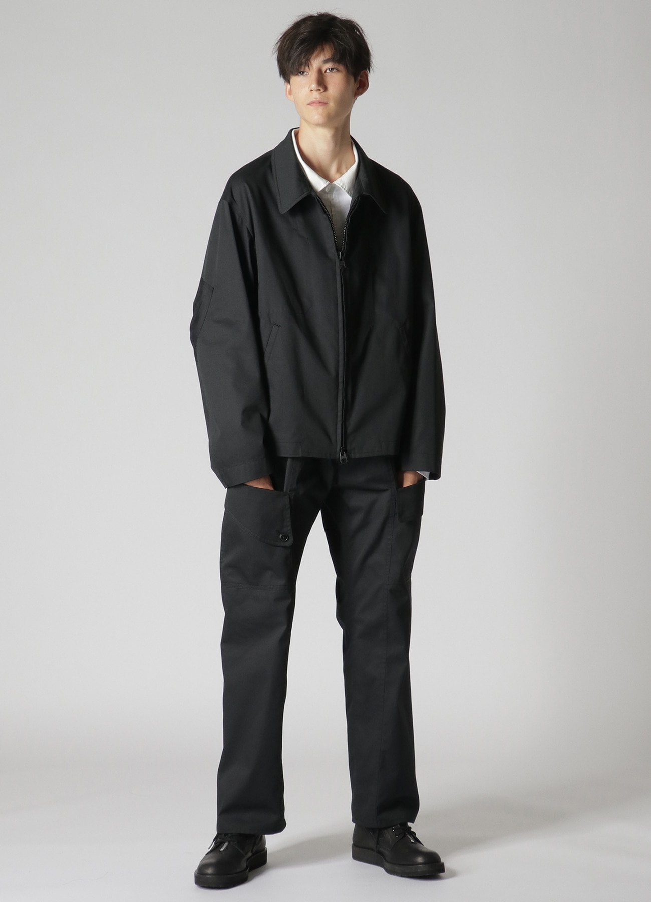 T/C Twill Zip Up Blouson(XS BLACK): YOHJI YAMAMOTO｜WILDSIDE YOHJI ...