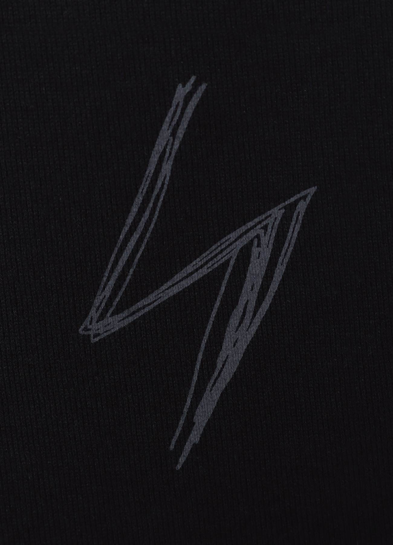【国内買付】WILDSIDE YOHJI YAMAMOTO Hannya LongSleeve Tshirt Hannya Long Sleeve T-shirt(FREE SIZE BLACK): YOHJI YAMAMOTO