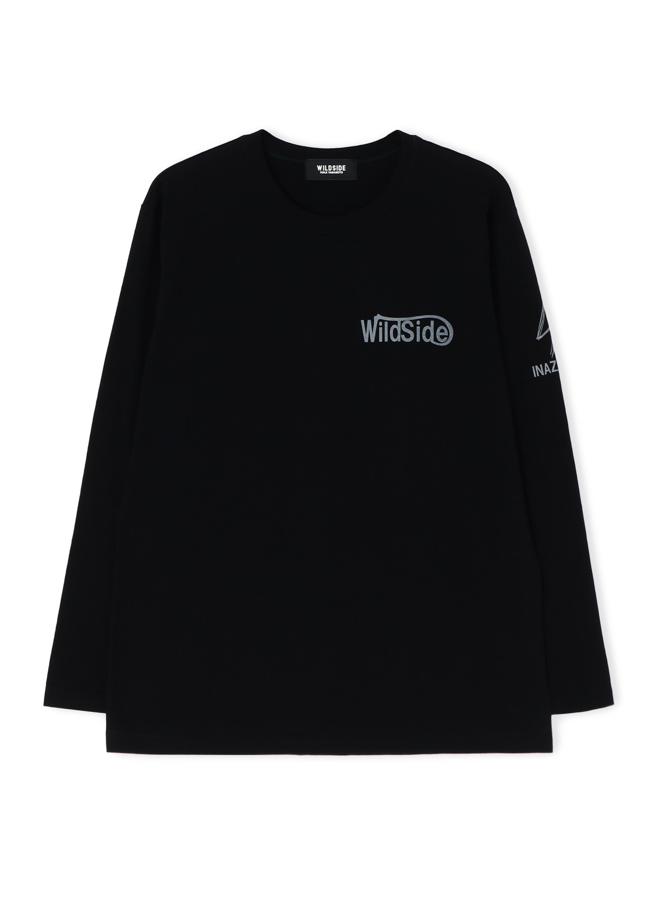 Pink Dahlia Long Sleeve T-shirt(M BLACK): YOHJI YAMAMOTO｜WILDSIDE