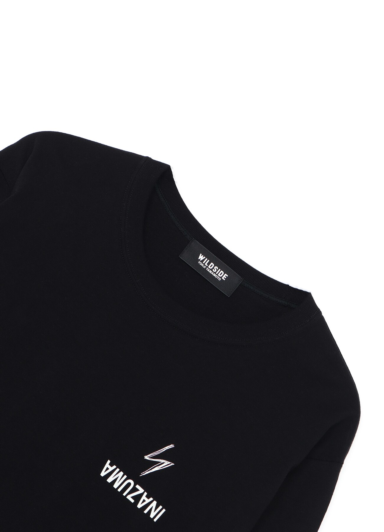 WILDSIDE【Yohji Yamamoto】INAZUMA Long Sleeve T-Shirt INAZUMA Long Sleeve T-Shirt(M BLACK): YOHJI YAMAMOTO