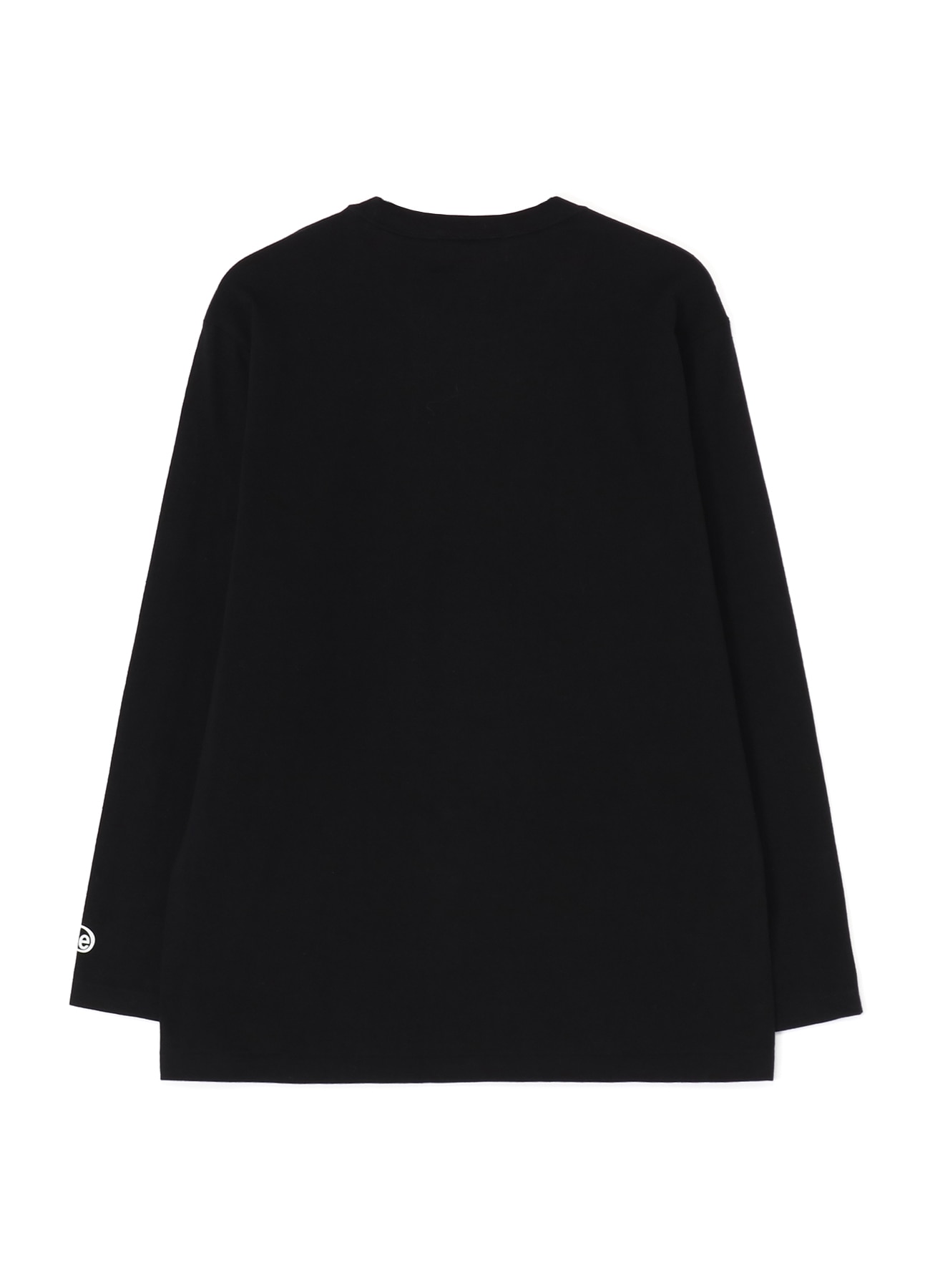 Embroidery Long Sleeve T-shirt (Chrysanthemum)(M BLACK): YOHJI 