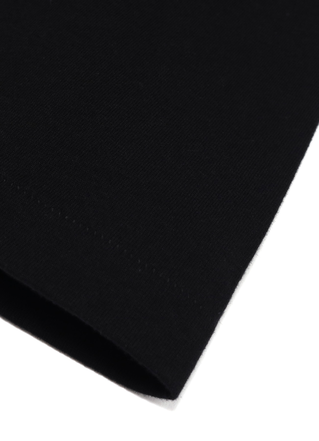 Embroidery Long Sleeve T-shirt (Lily)(L BLACK): YOHJI