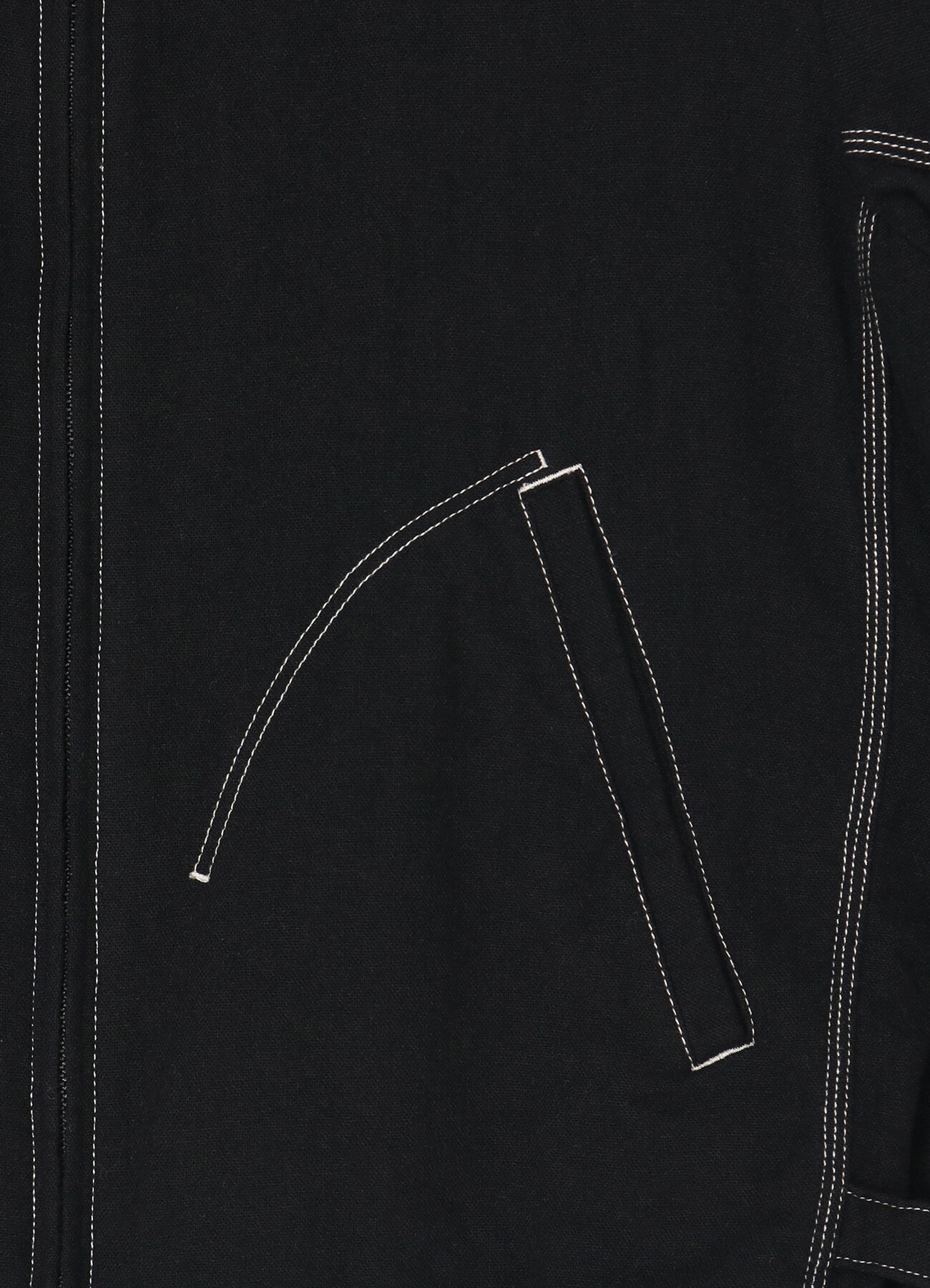 Fulling Wool Zip Up Blouson_6