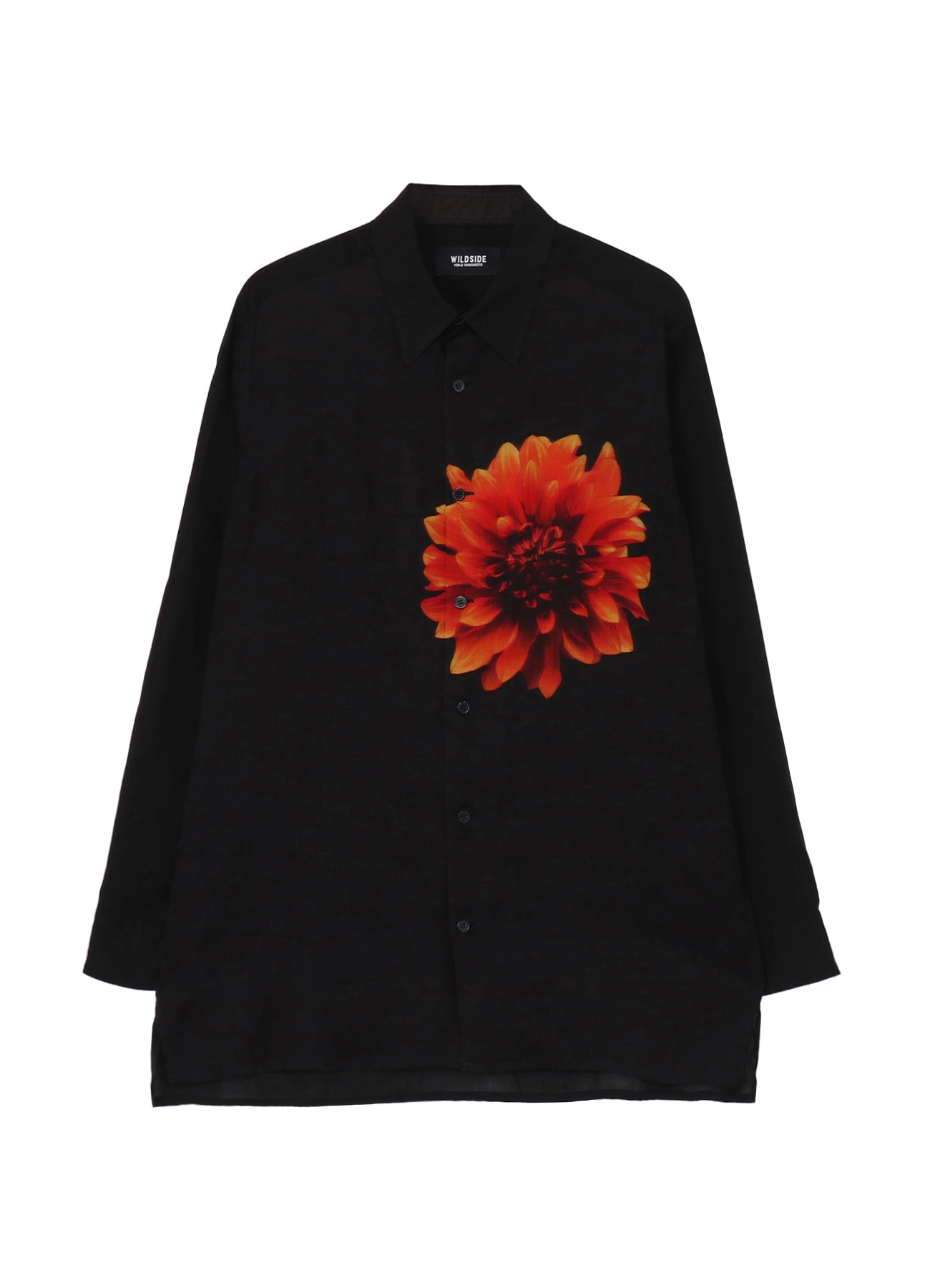 [11 Feb 12:00 JST release] Orange Dahlia Print Shirt_1