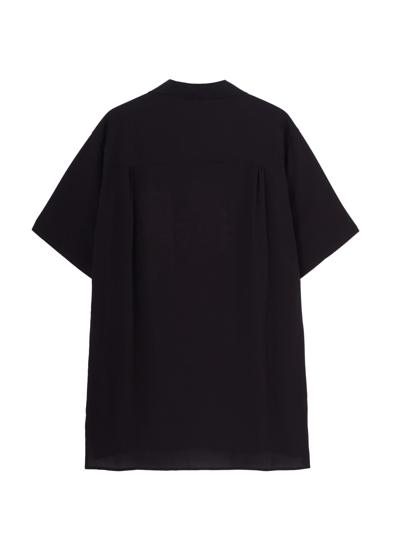 [8 July 12:00 JST release]Pink Dahlia Print Open Collar Short Sleeve Shirt_2