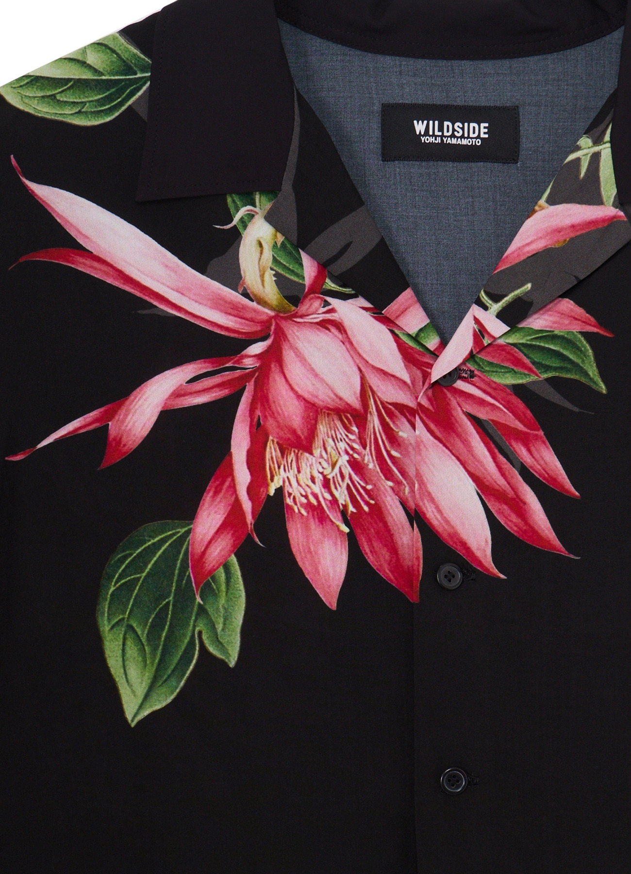 [15 July 12:00 JST release]Pink Cactus Print Open Collar Short Sleeve Shirt_6