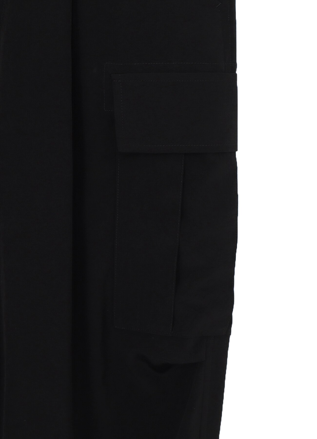 [13 May 12:00 JST release] Ta/Pe Crepe de Chine Cargo Pants All Black_10
