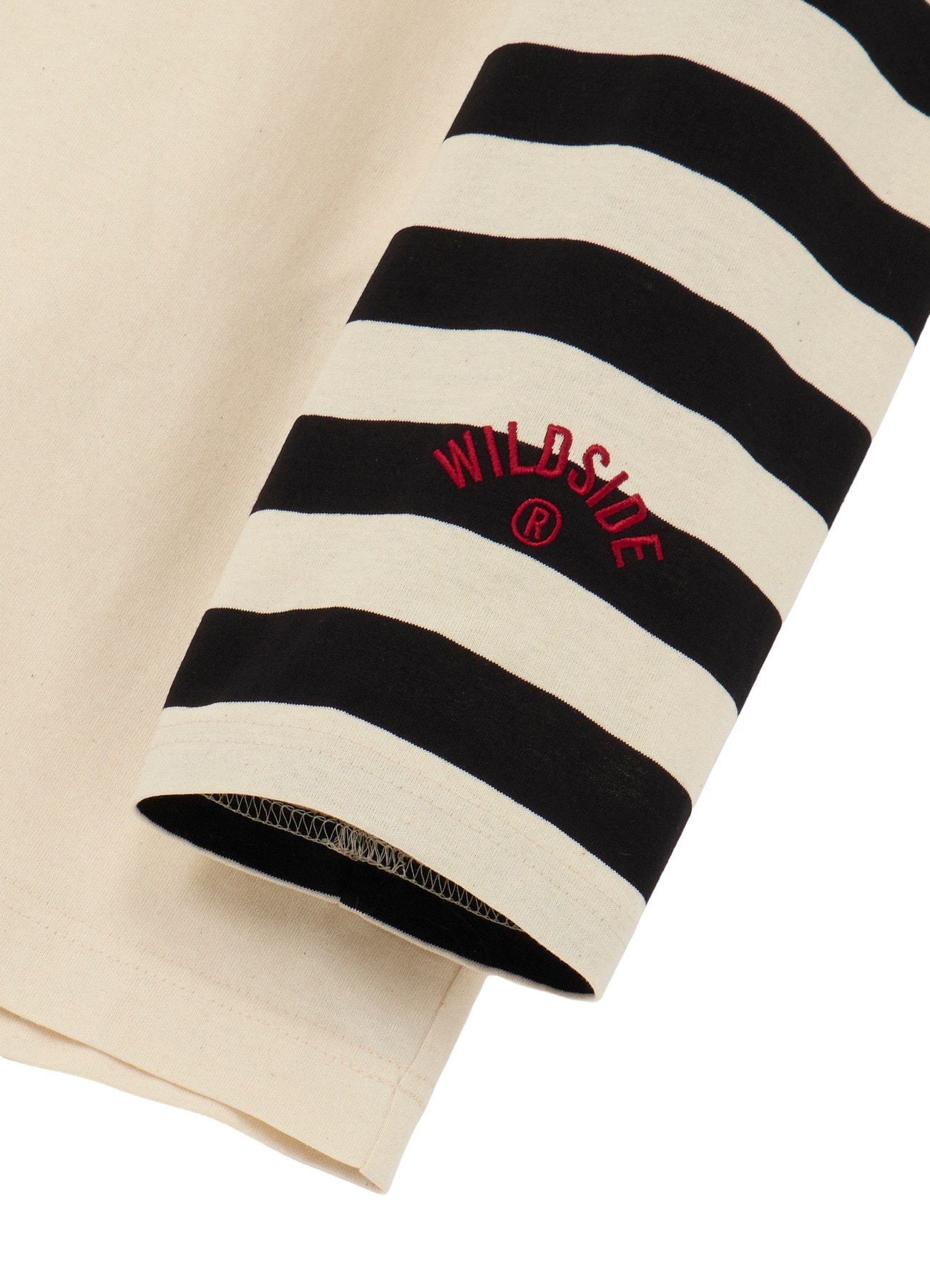[30 Sep 12:00 JST release] Stripe Long Sleeve T-Shirt (White)_4