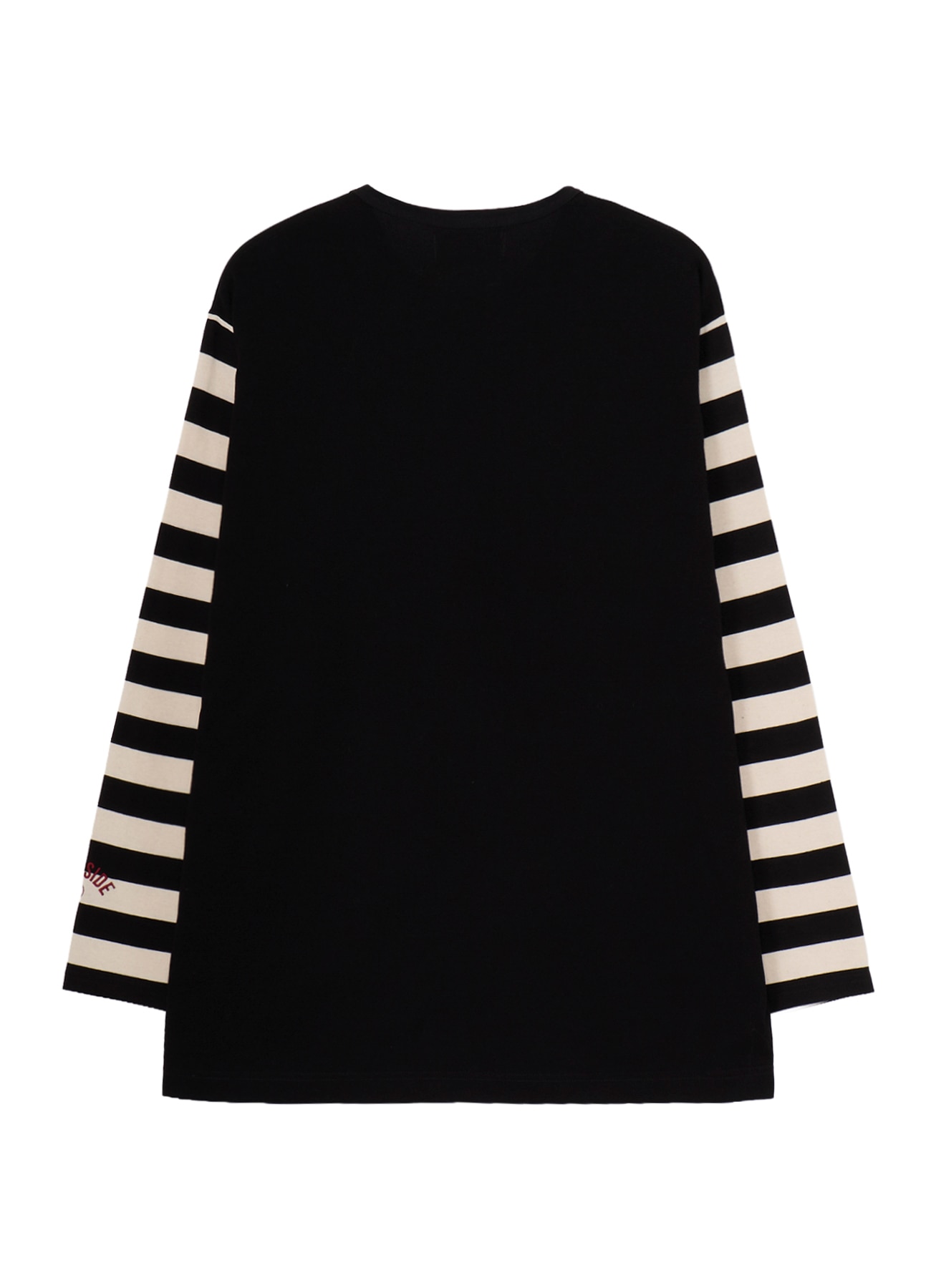[30 Sep 12:00 JST release] Stripe Long Sleeve T-Shirt (Black)_2