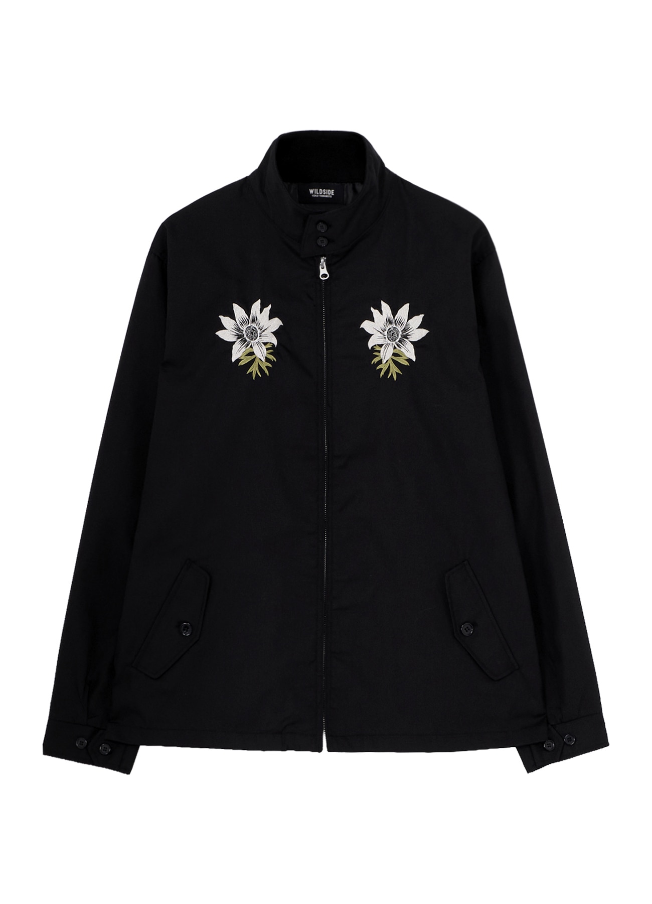 [6 June 12:00 JST release] T/C Flower Embroidery Harrington Jacket(ANEMONE WHITE)