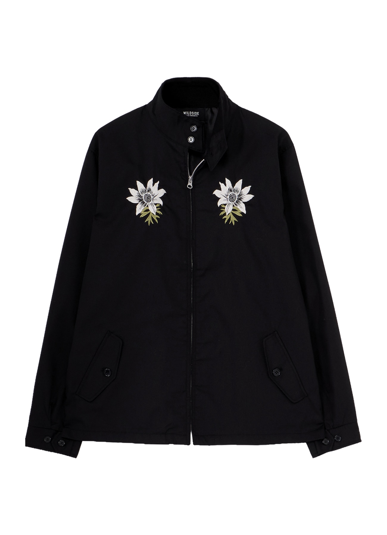 [6 June 12:00 JST release] T/C Flower Embroidery Harrington Jacket(ANEMONE WHITE)_2