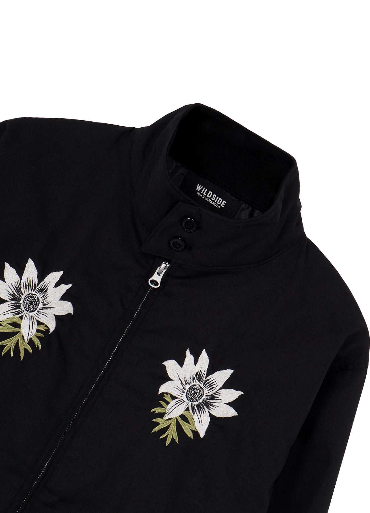 [6 June 12:00 JST release] T/C Flower Embroidery Harrington Jacket(ANEMONE WHITE)_7