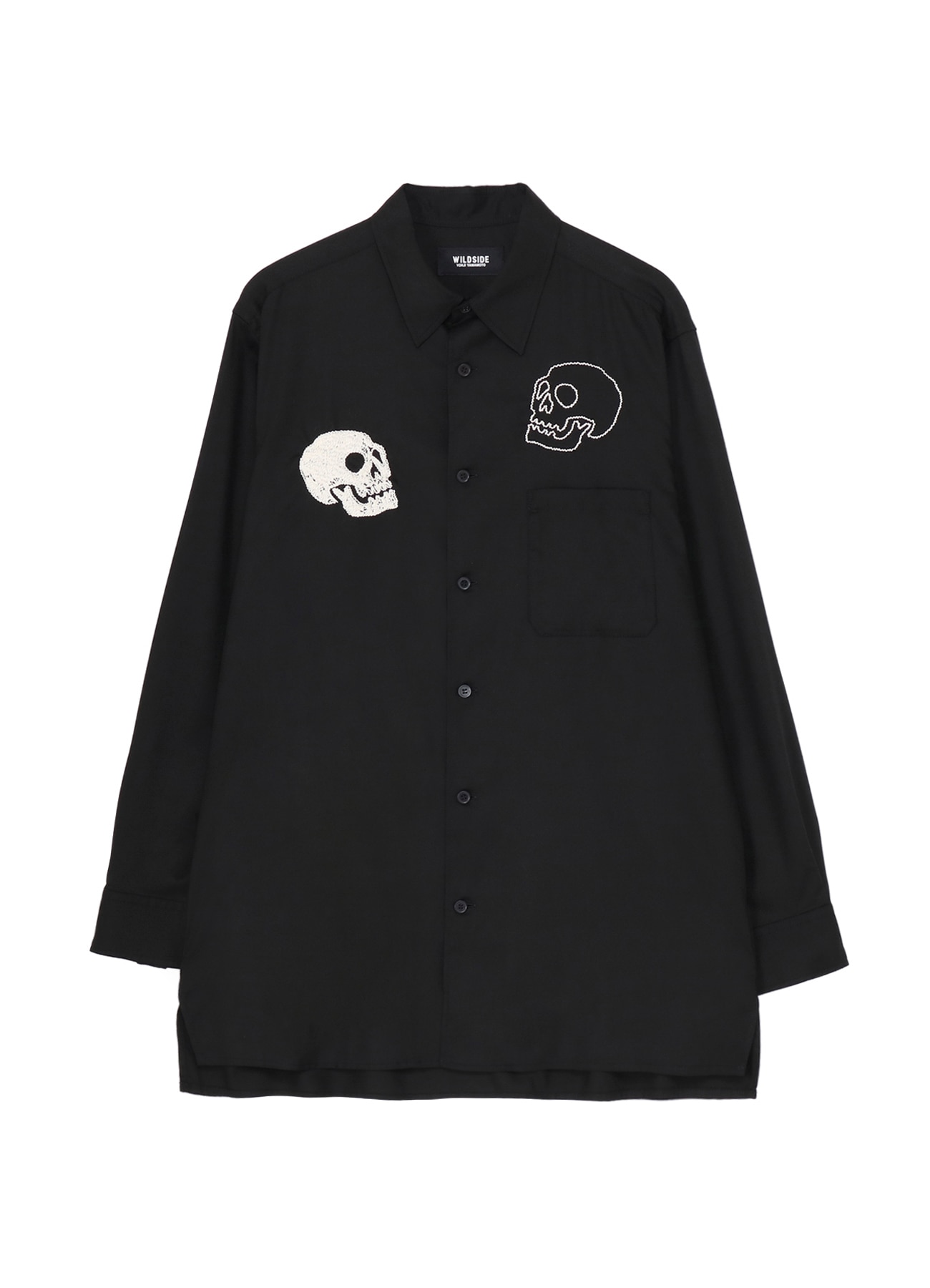 [19 Nov 12:00 JST release]T/R Twill Skull Embroidered Shirt