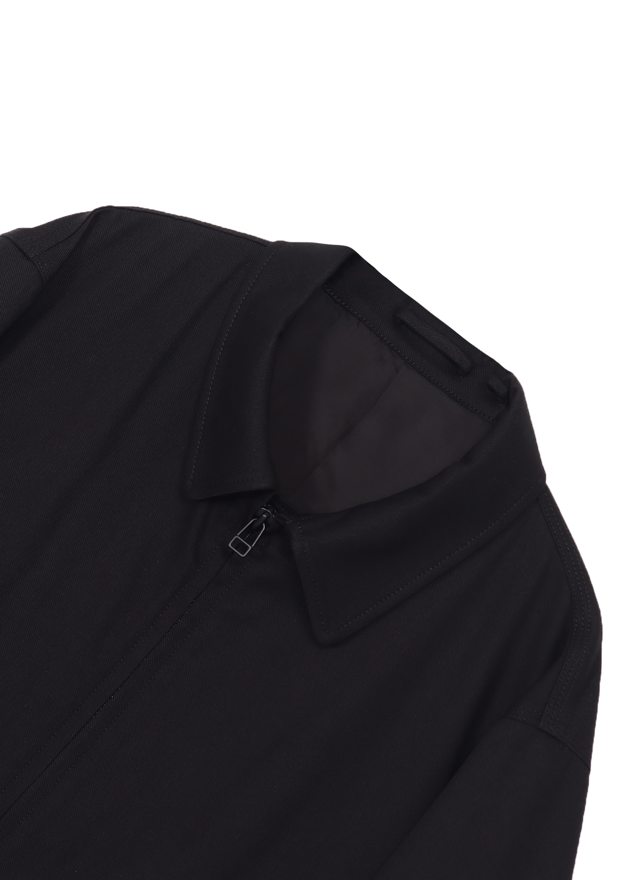 Katsuragi Cotton Soutien Collar Zipper Coat_3