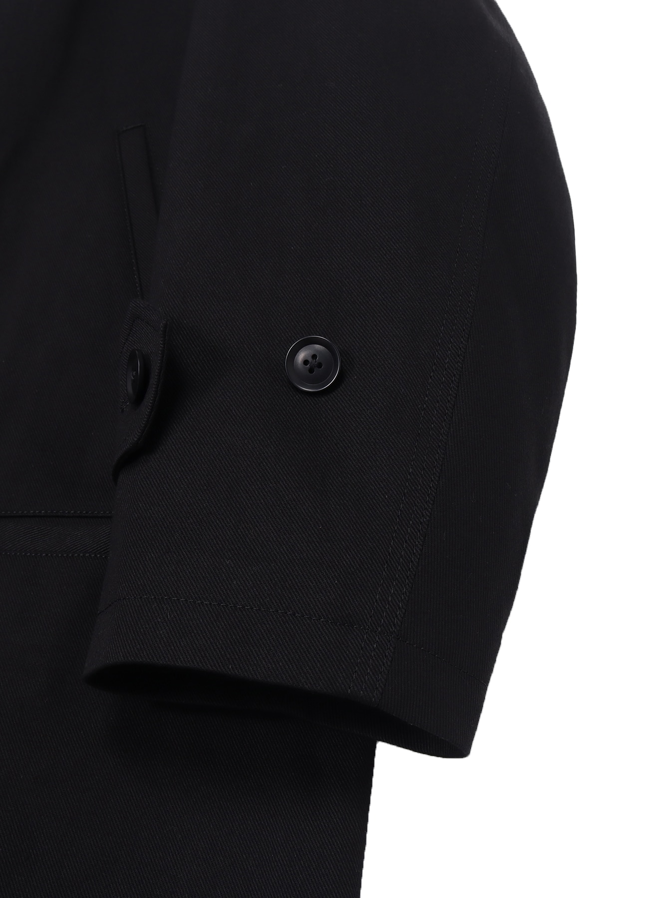 Katsuragi Cotton Soutien Collar Zipper Coat_4