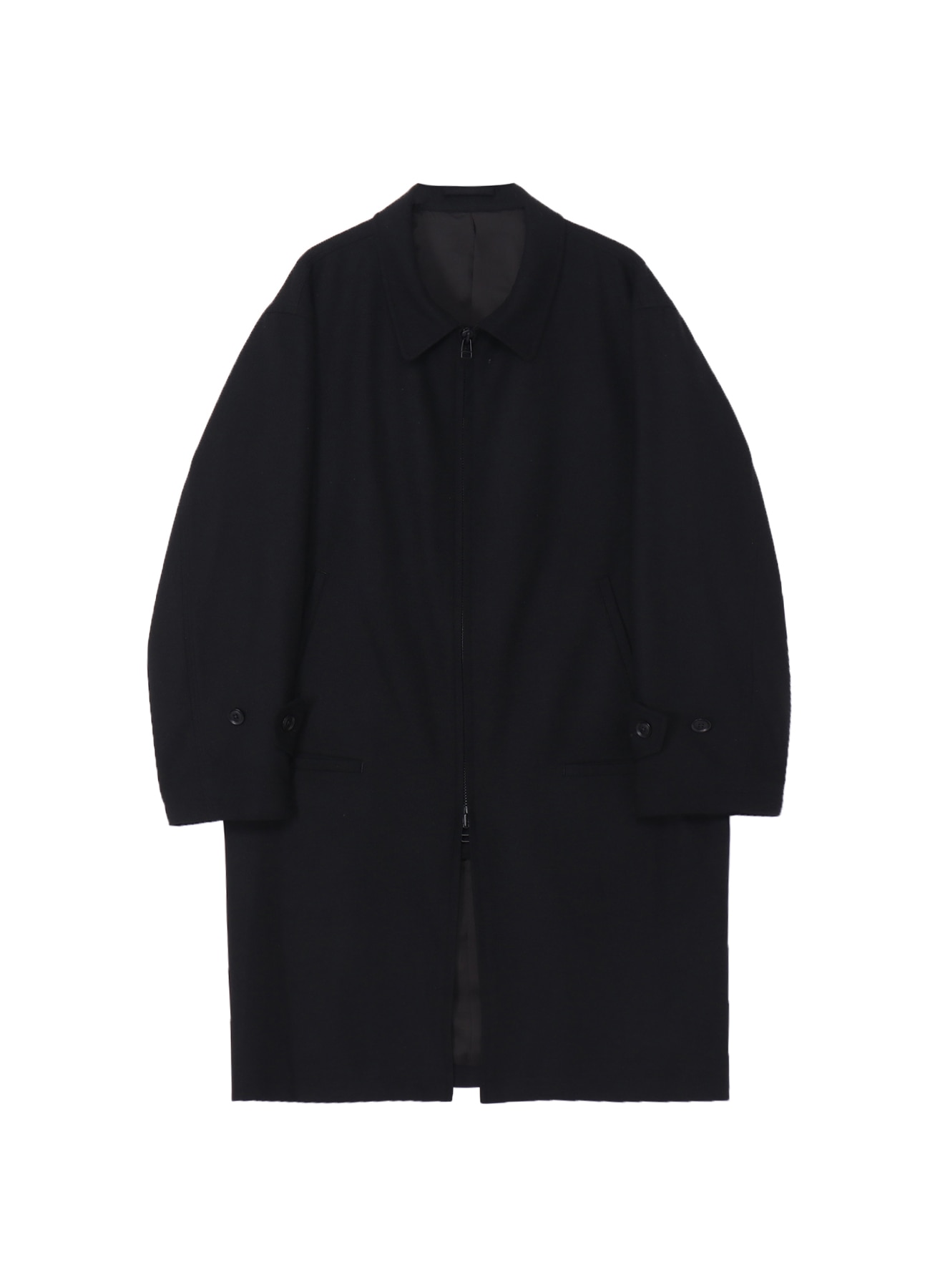 [10 Dec 12:00 JST release] Wool homespun Soutien Collar Zipper Coat