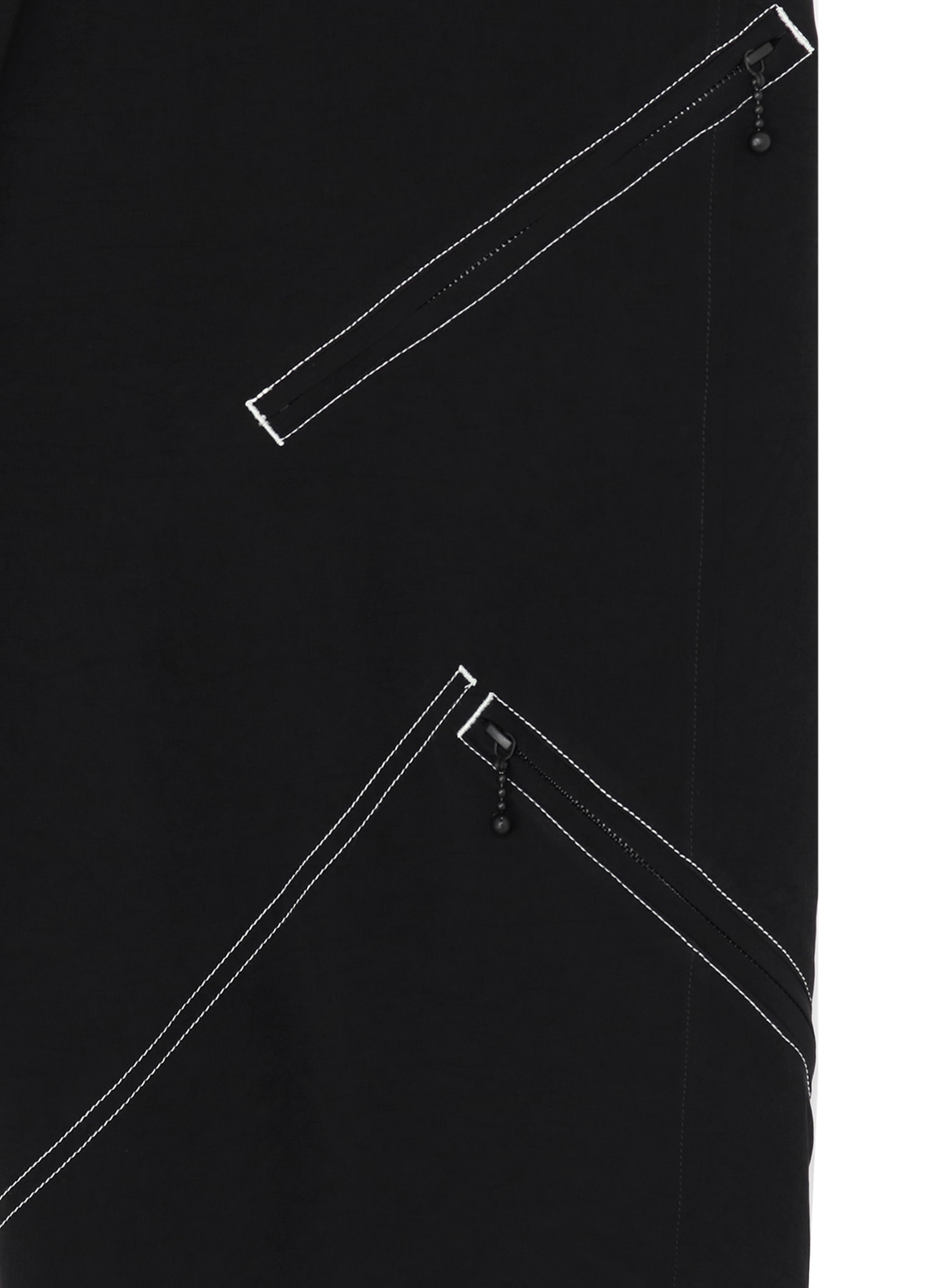 Ta/Pe Crepe de Chine Zipper Pants_5