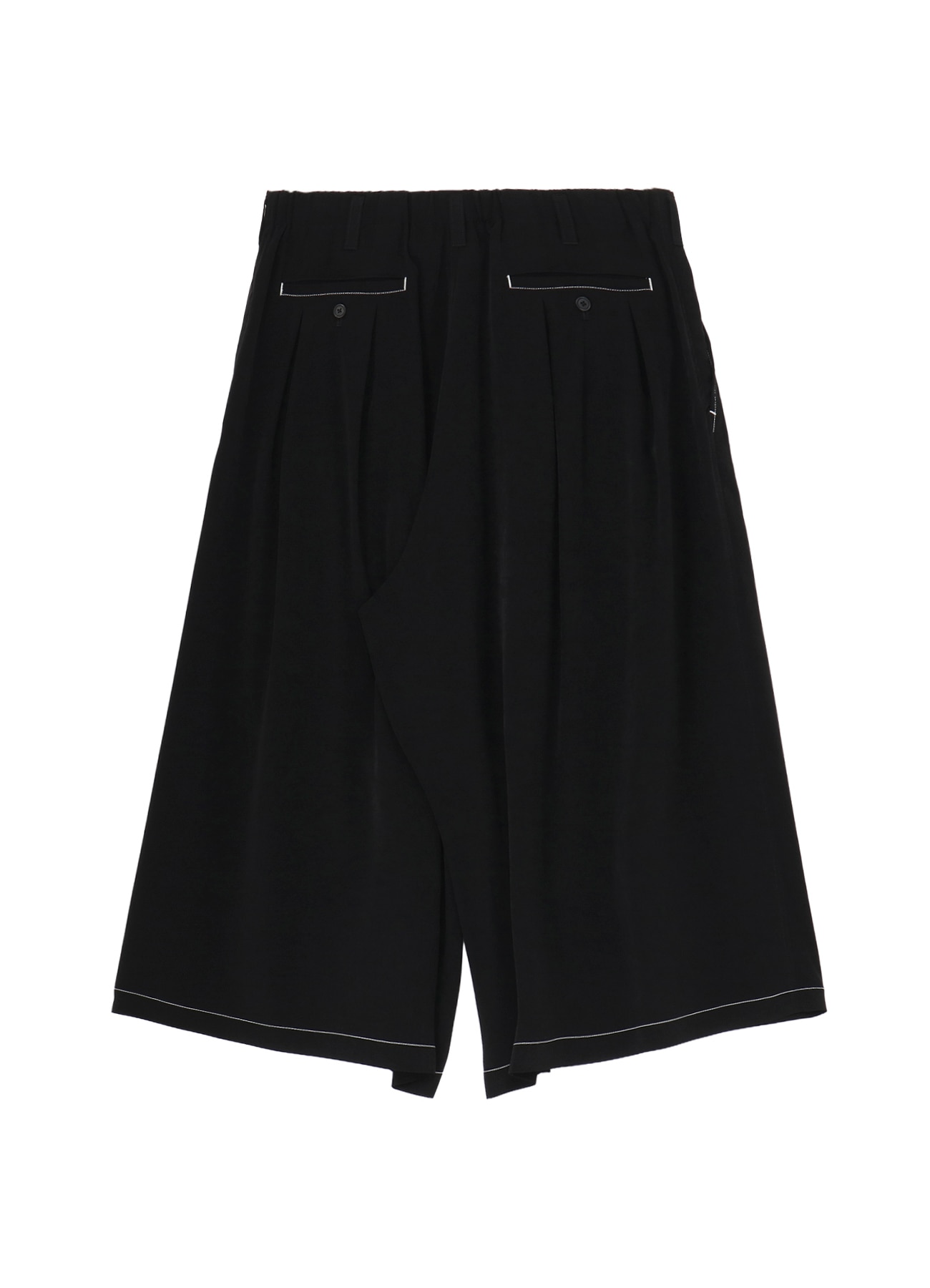 Ta/Pe Crepe de Chine Tucked Half Pants_2