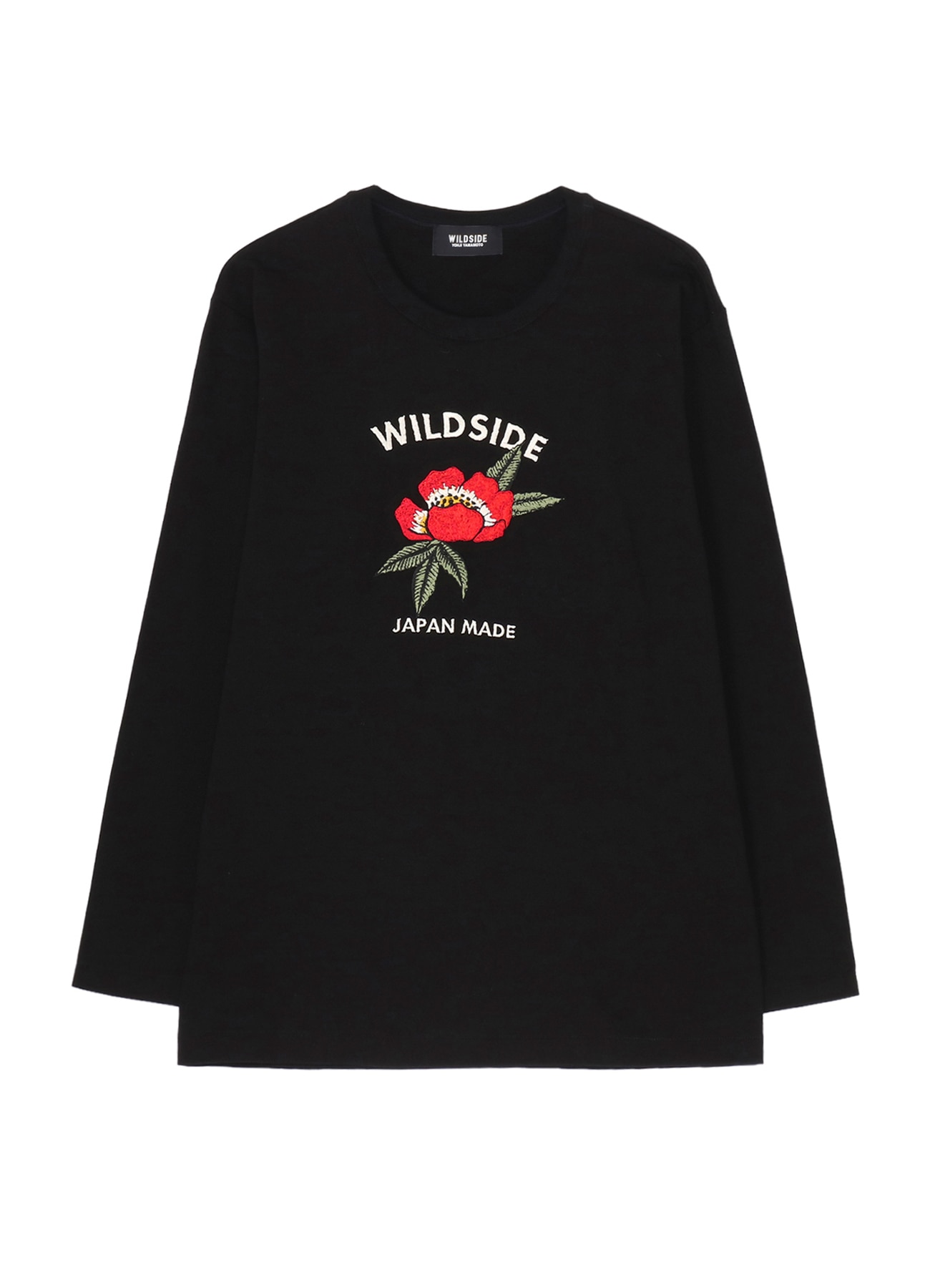 [1 Nov 12:00 JST release] Flower Embroidered Logo Long Sleeve T-shirt