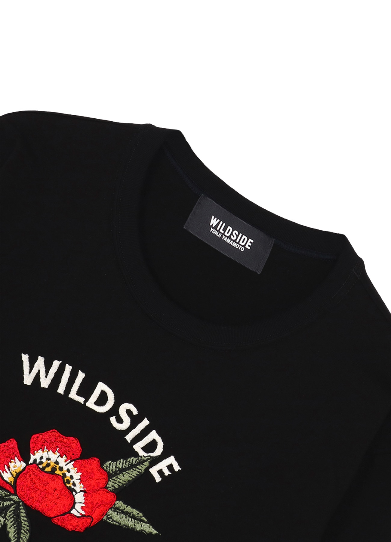 [1 Nov 12:00 JST release] Flower Embroidered Logo Long Sleeve T-shirt_3