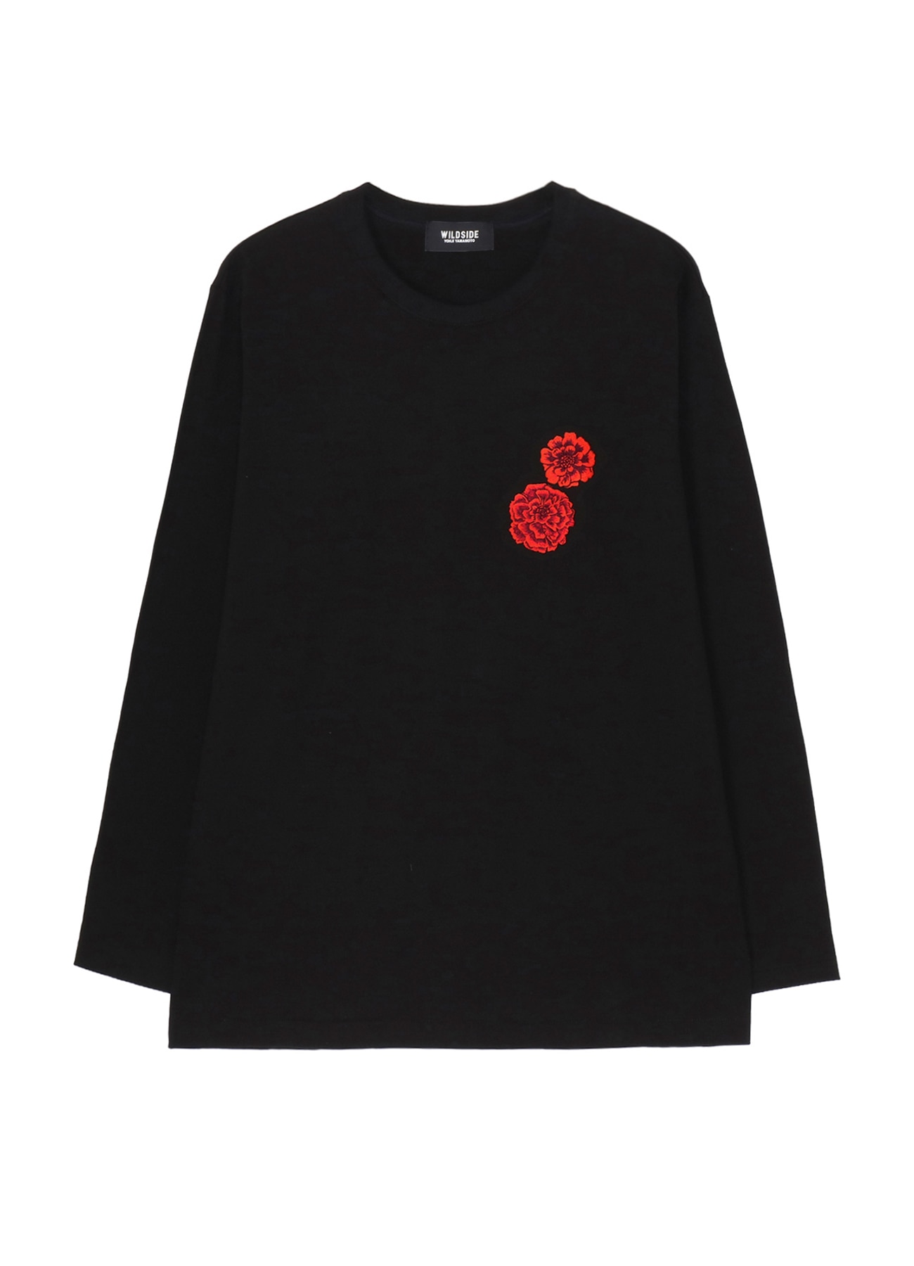 [1 Nov 12:00 JST release] Peony Embroidered Long Sleeve T-shirt