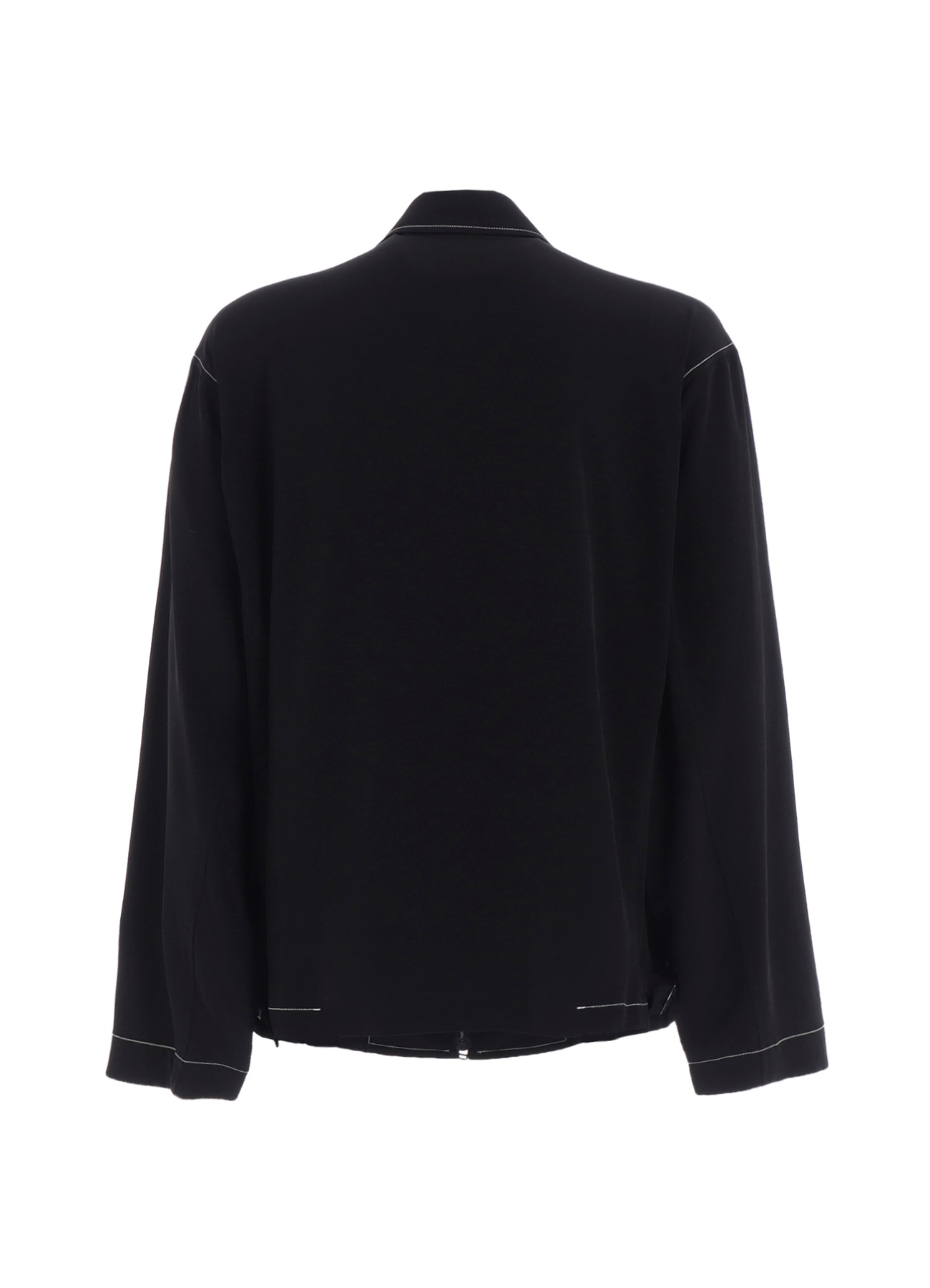 Ta/Pe Crepe de Chine Zip Up Blouson_2