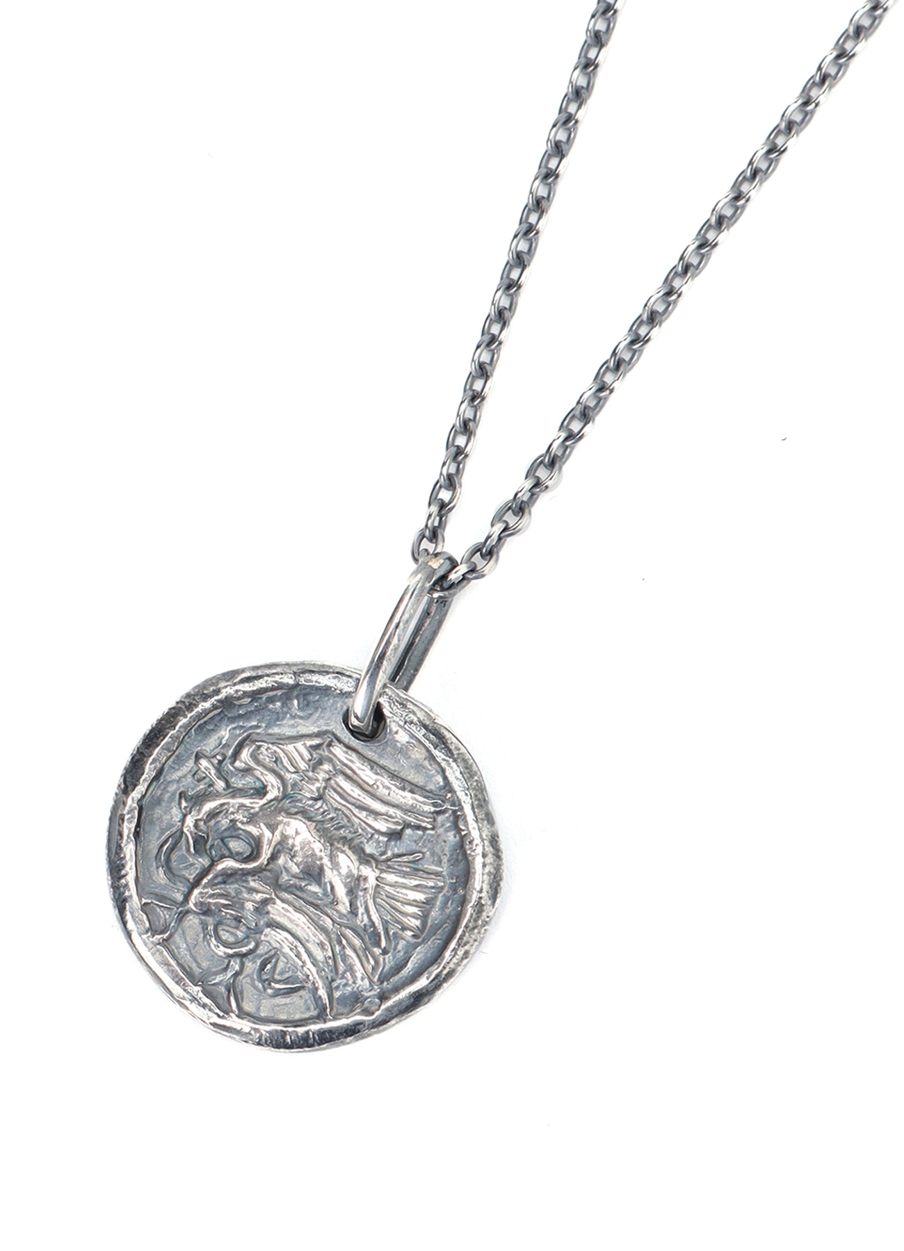 WILDSIDE【Yohji Yamamoto】Coin Pendant Coin Pendant(Eagle)(FREE SIZE Black): YOHJI YAMAMOTO