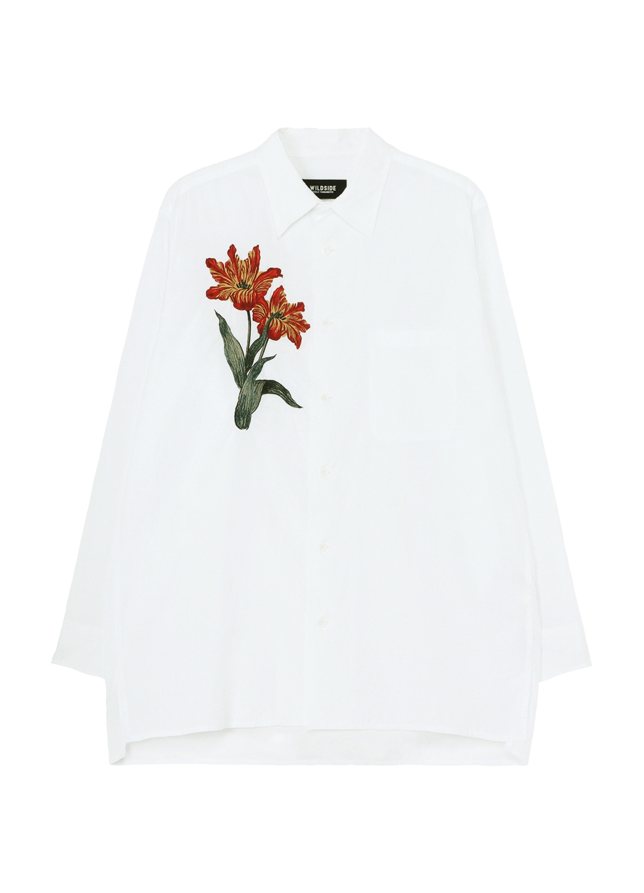 Flower Embroidery Shirt