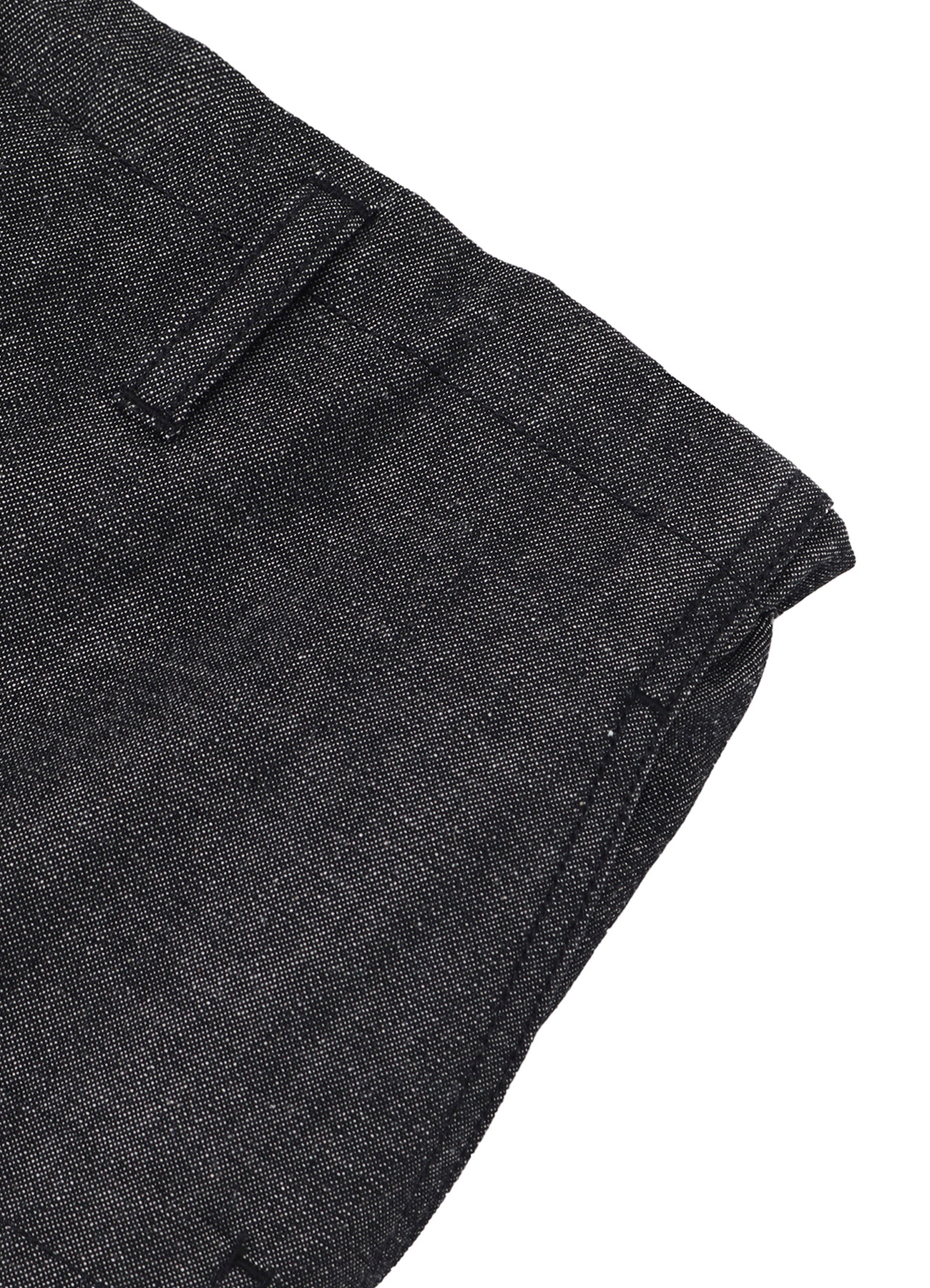 10oz Denim Multi Pocket Draw String Pants(BLACK)(M Black
