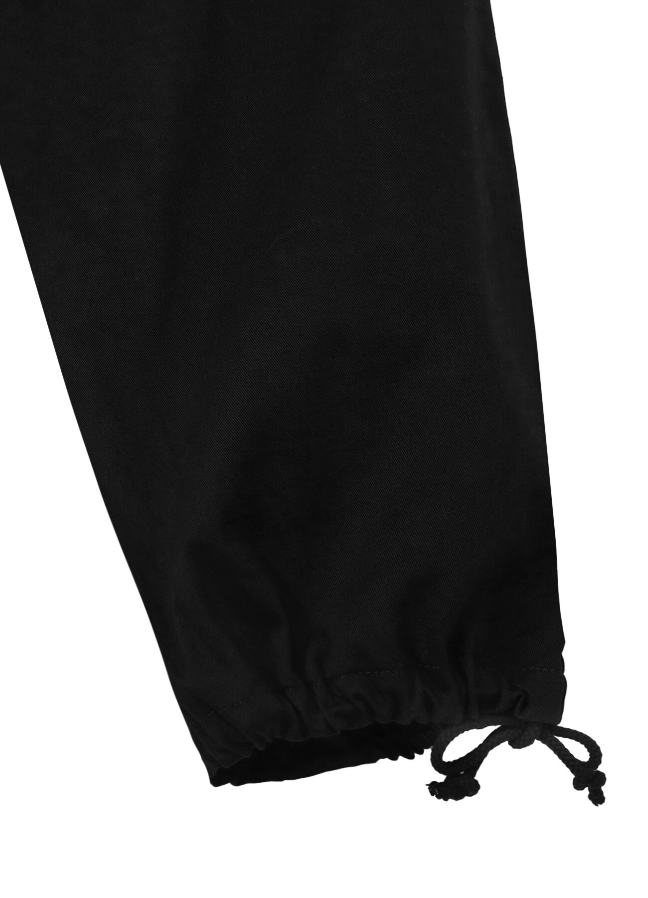 Cotton Chino Cargo Pants (Black)_10