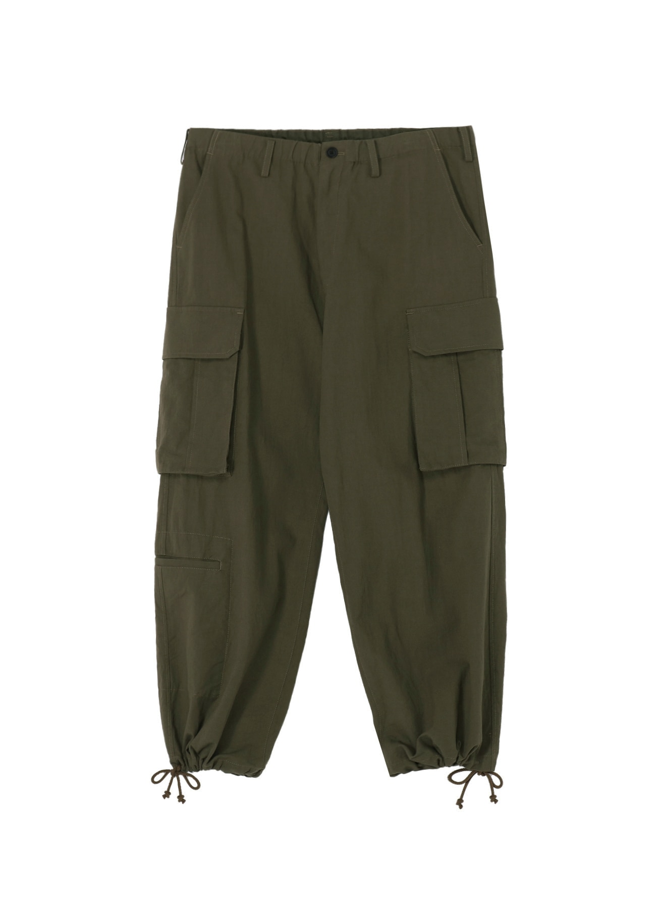 Cotton Chino Cargo Pants (Khaki)_1