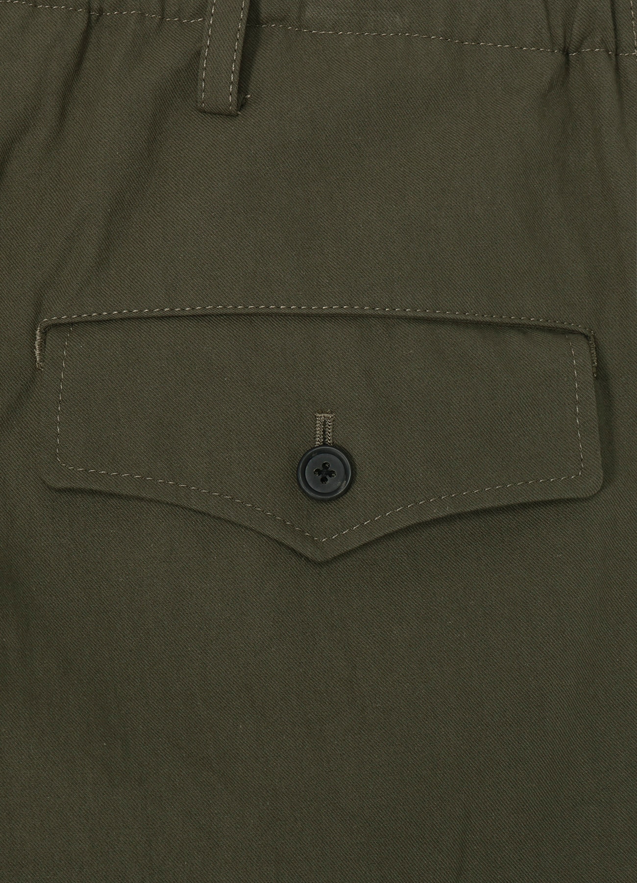 Cotton Chino Cargo Pants (Khaki)_11